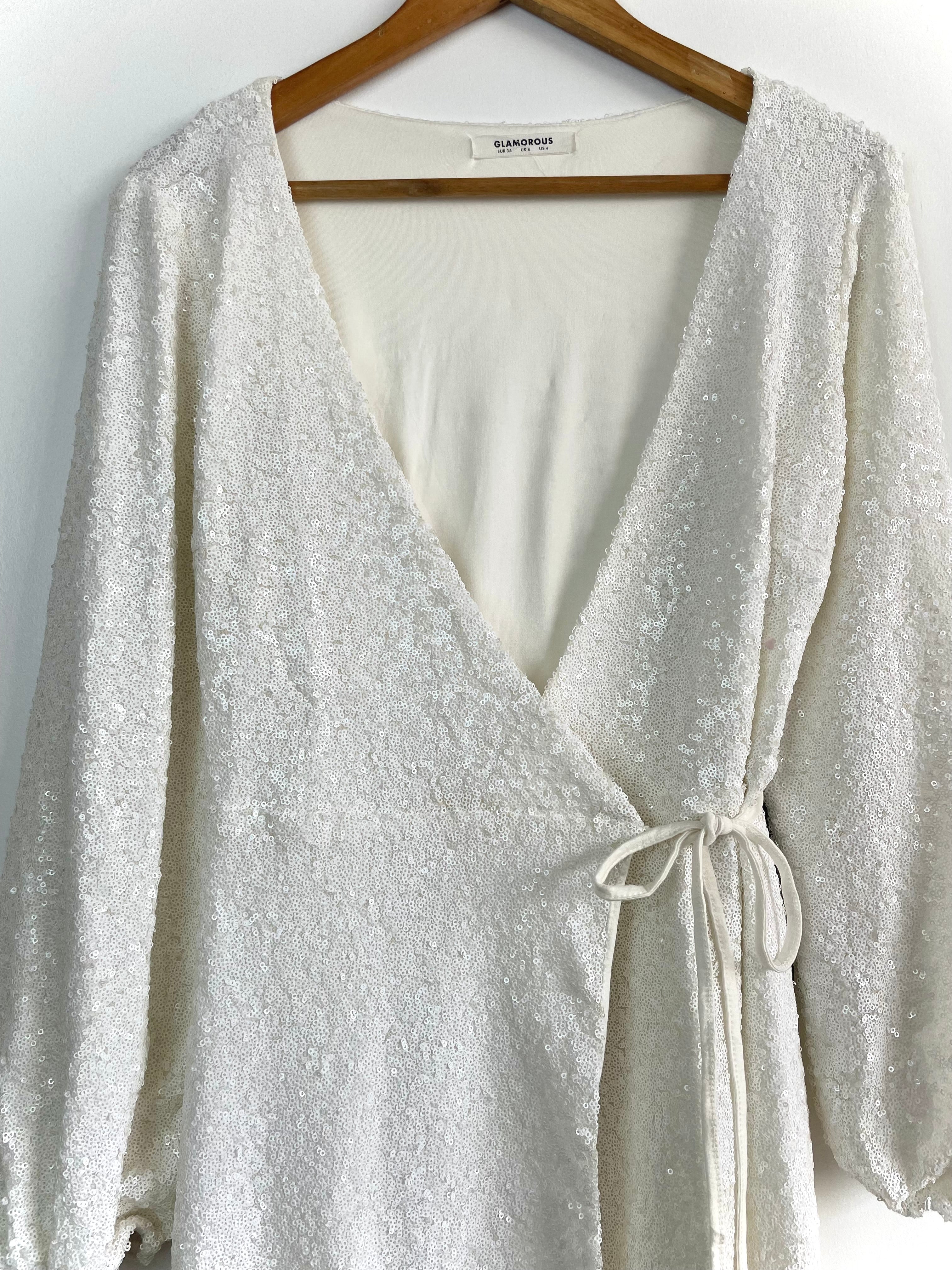 Sequin Wrap Dress-Bust 36 to 38 - Image 2