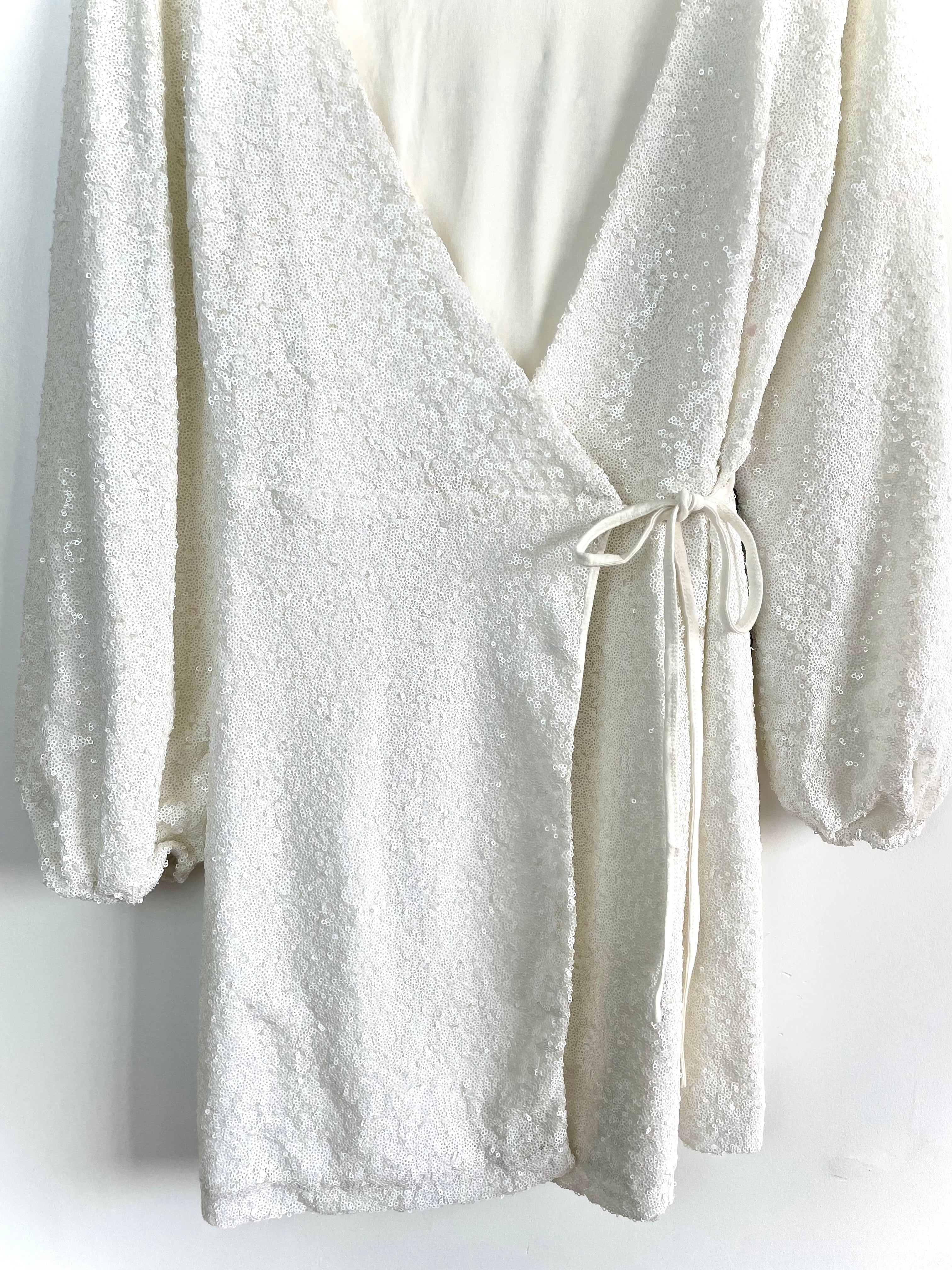 Sequin Wrap Dress-Bust 36 to 38 - Image 3