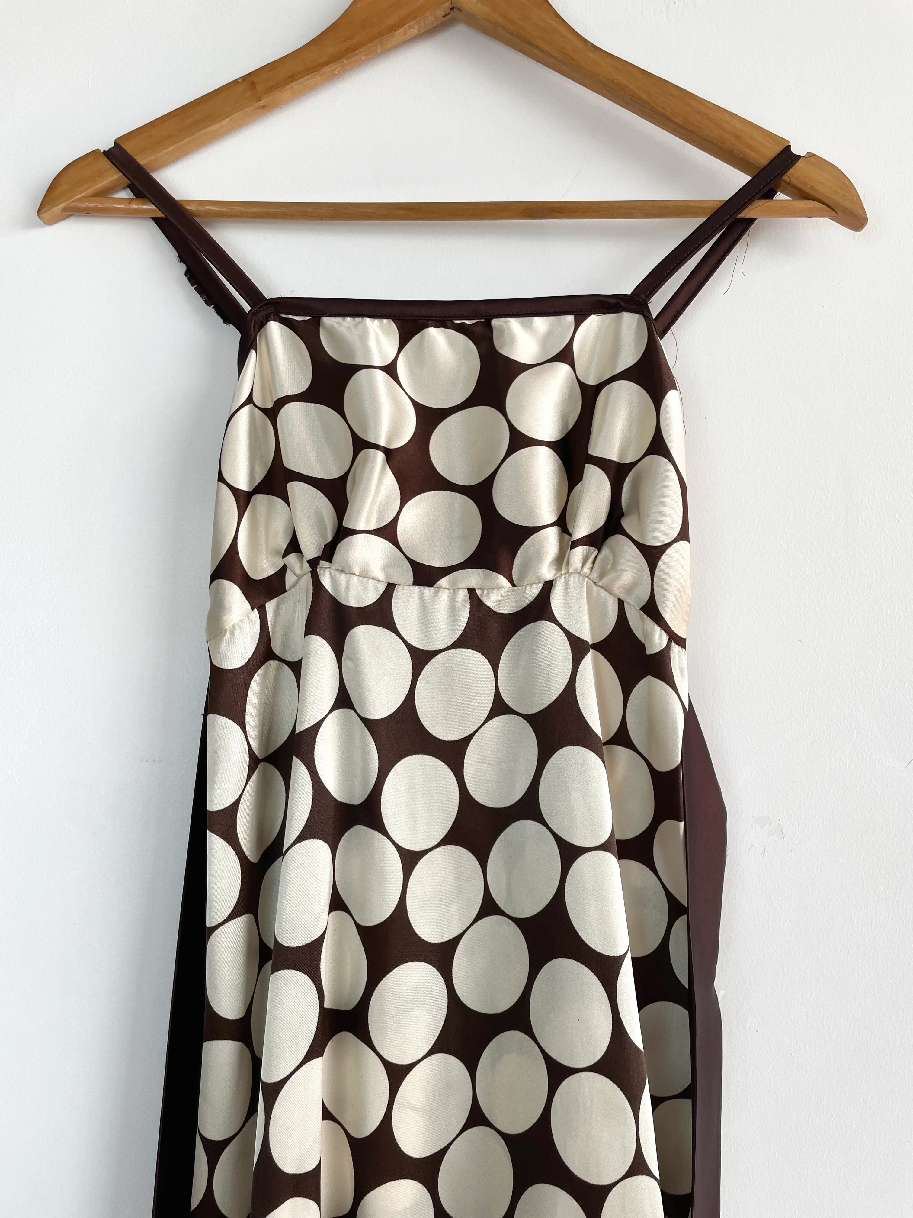 Satin Polka Dots Slip Dress-Bust 26 to 28 - Image 2