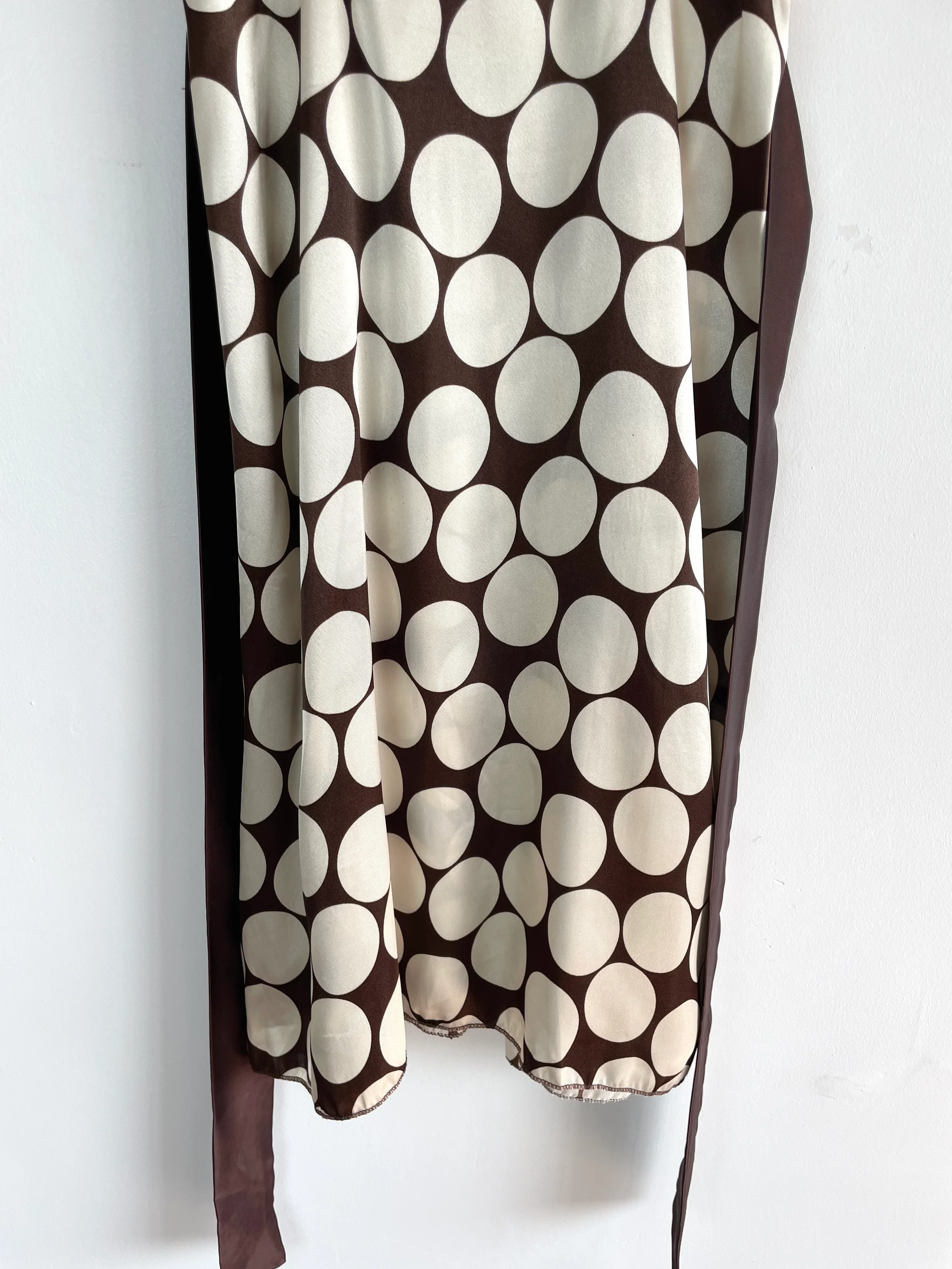 Satin Polka Dots Slip Dress-Bust 26 to 28 - Image 3