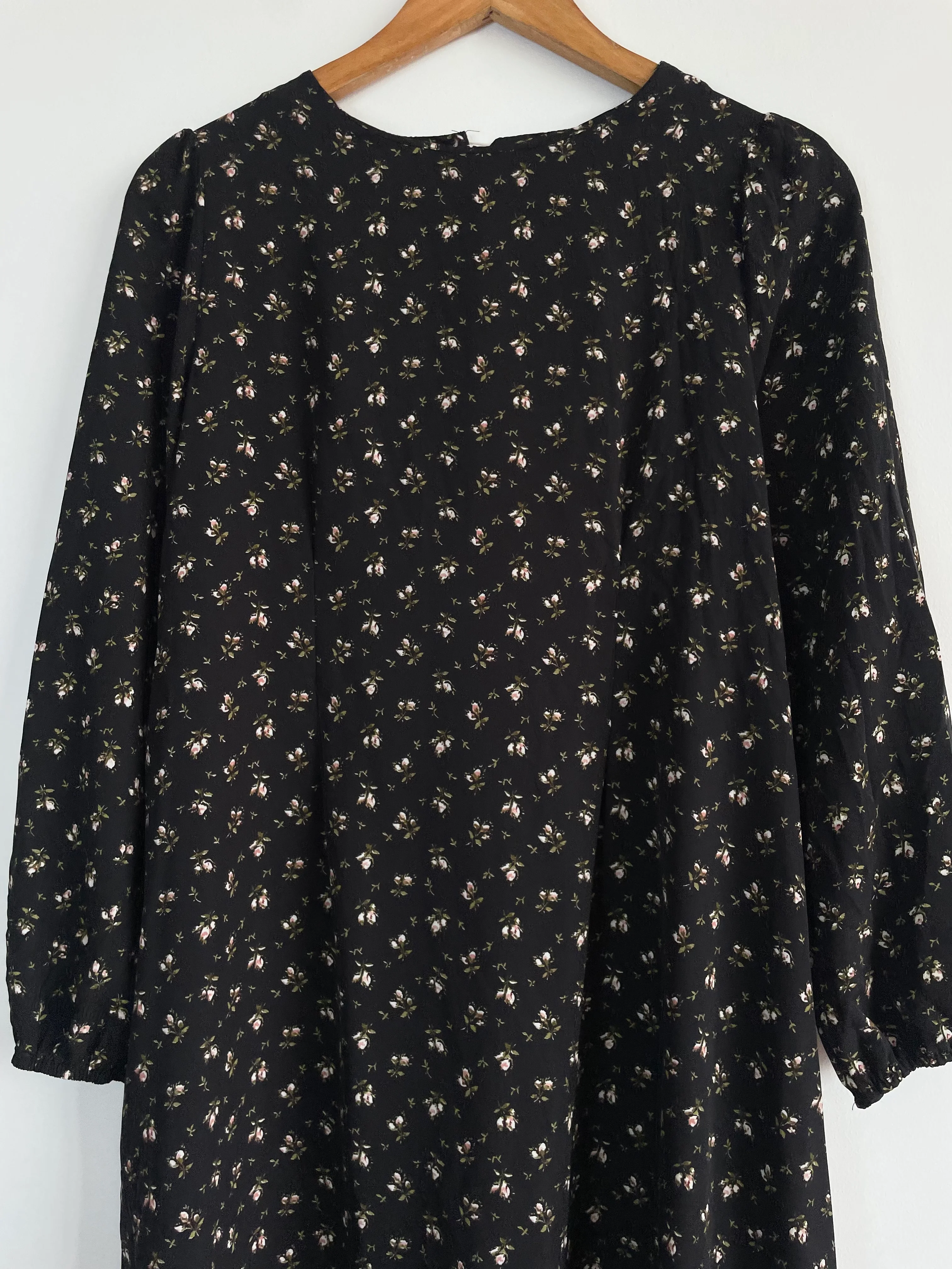 Floral Dress With Ties - Bust 36 - Image 2