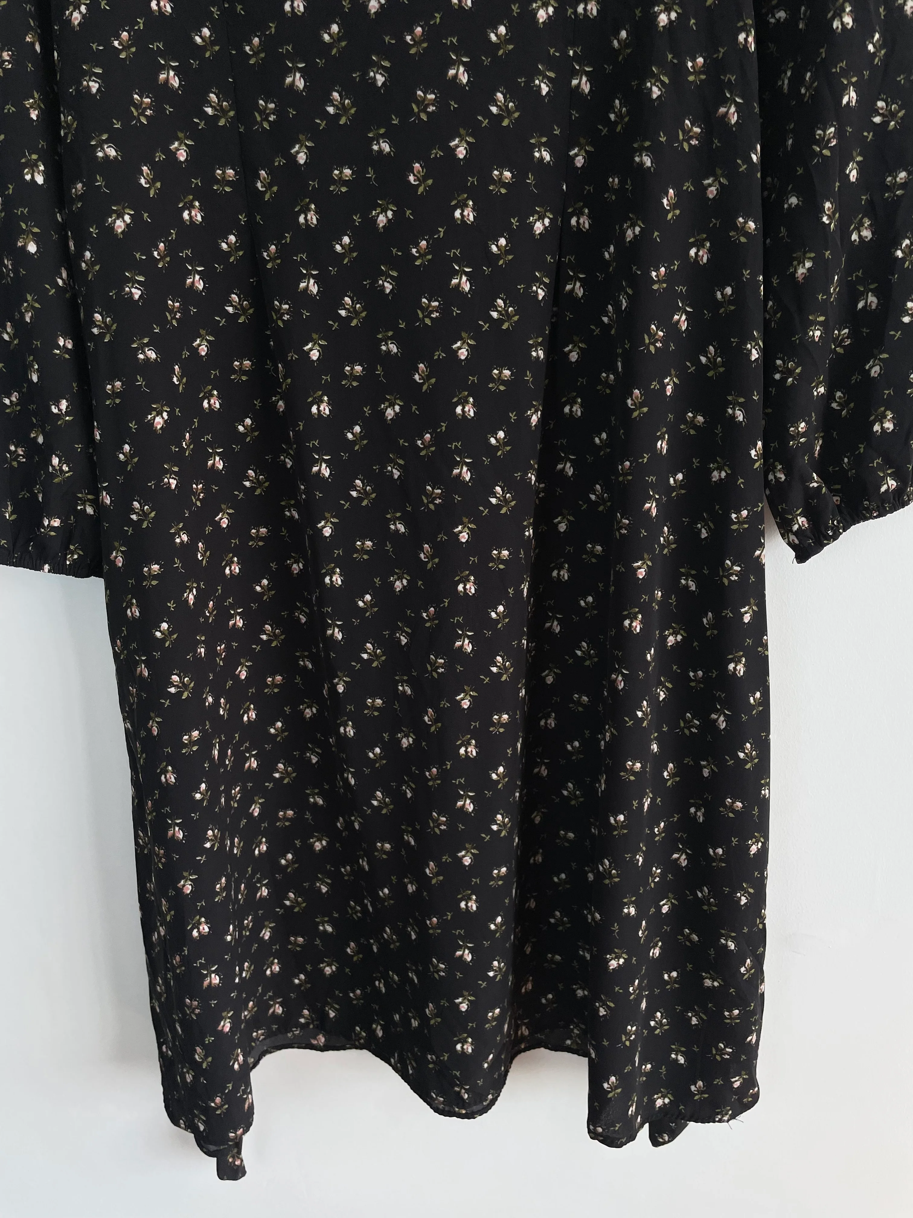 Floral Dress With Ties - Bust 36 - Image 3