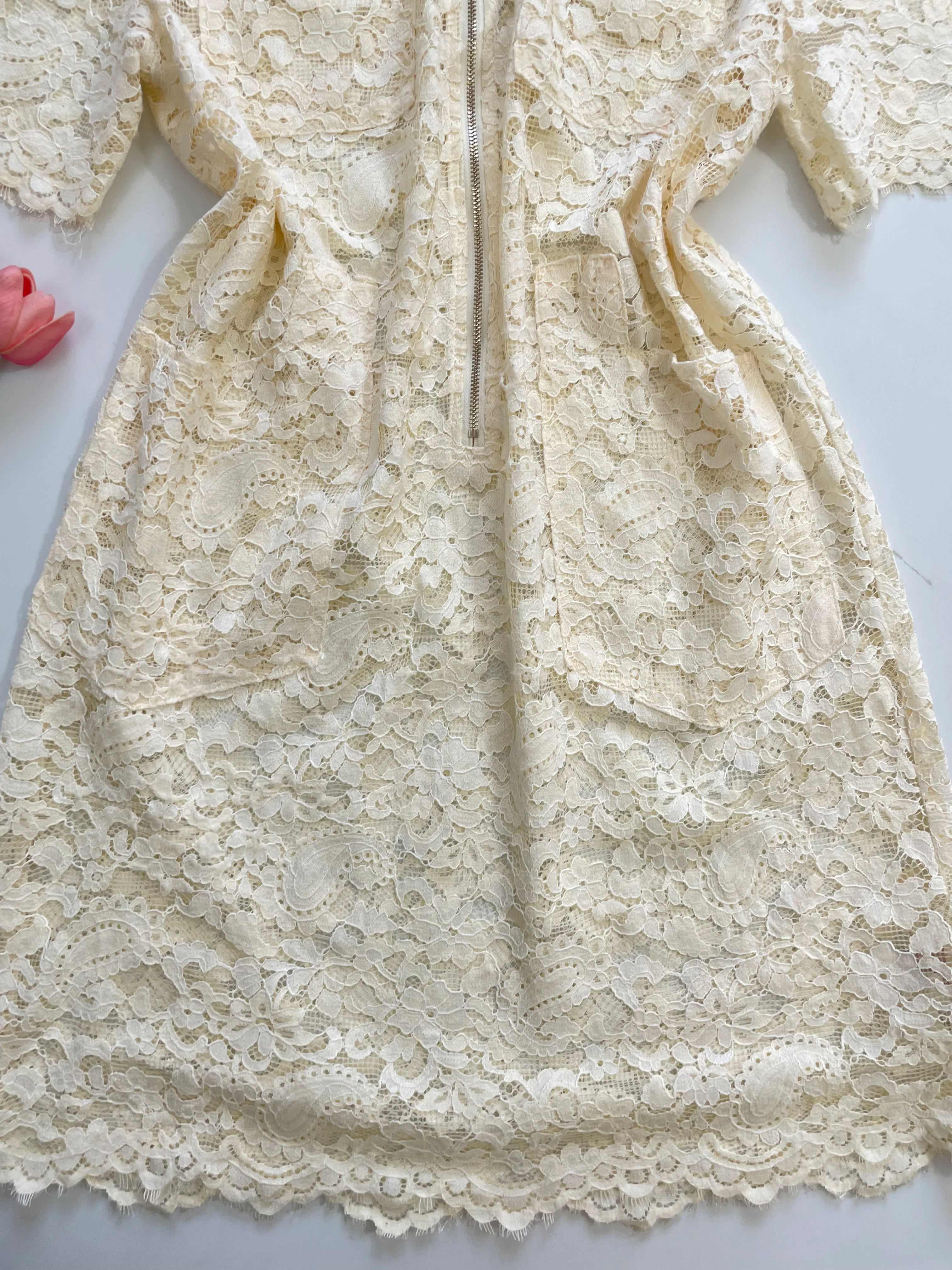 Sheer Lacy Dress-Bust 38 - Image 3