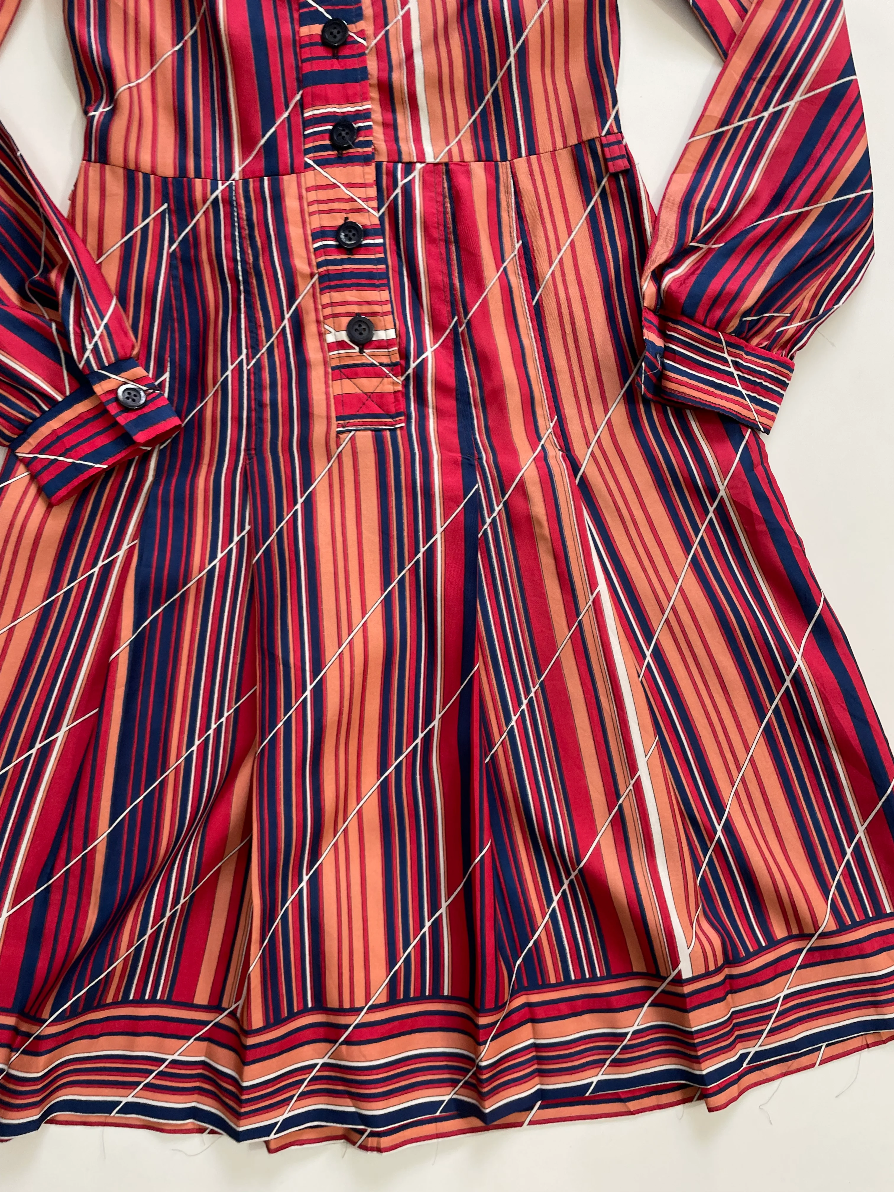 Striped Buttondown Dress-Bust 32 - Image 3