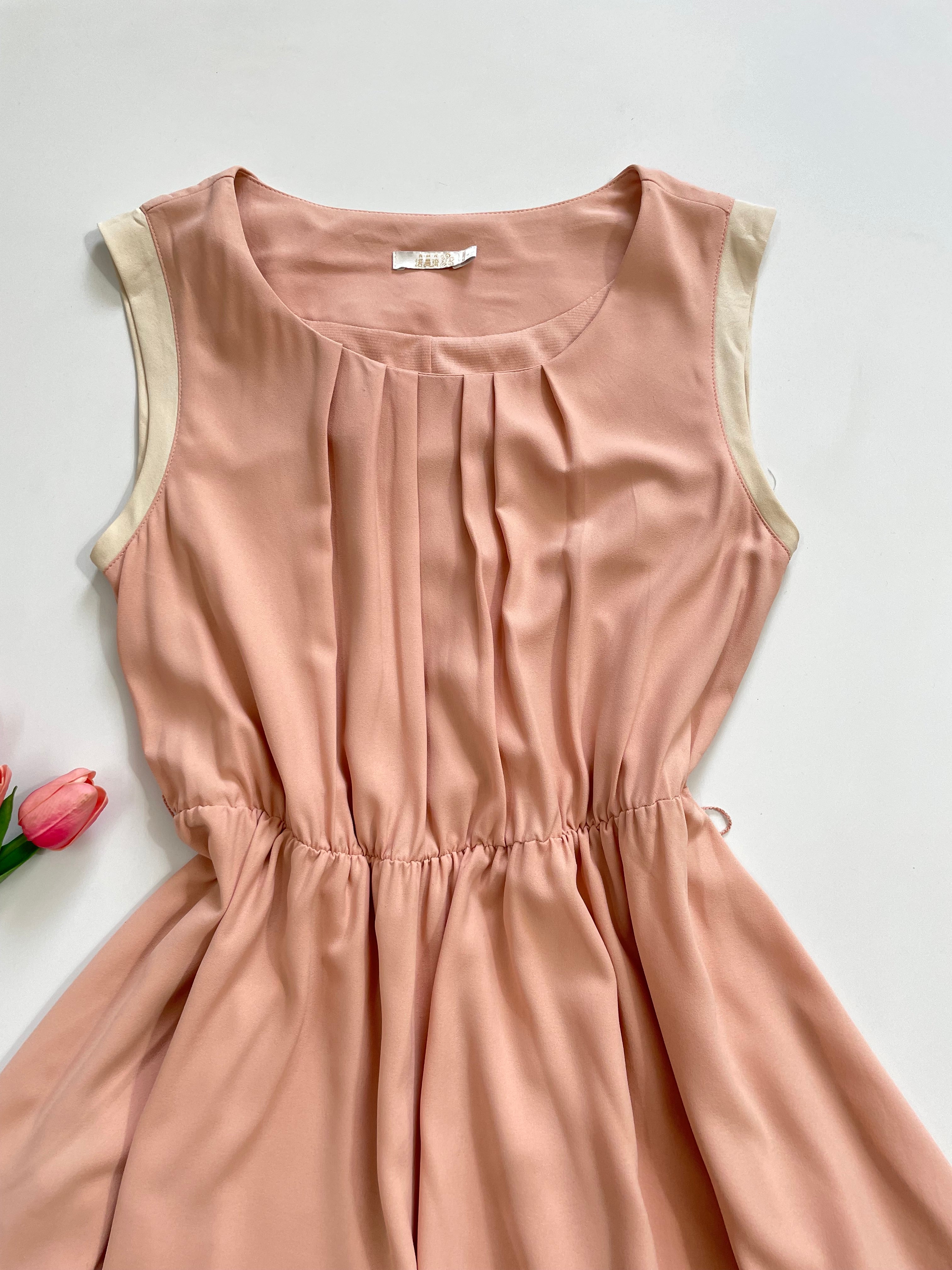 Peach Korean Dress-Bust 34 - Image 2