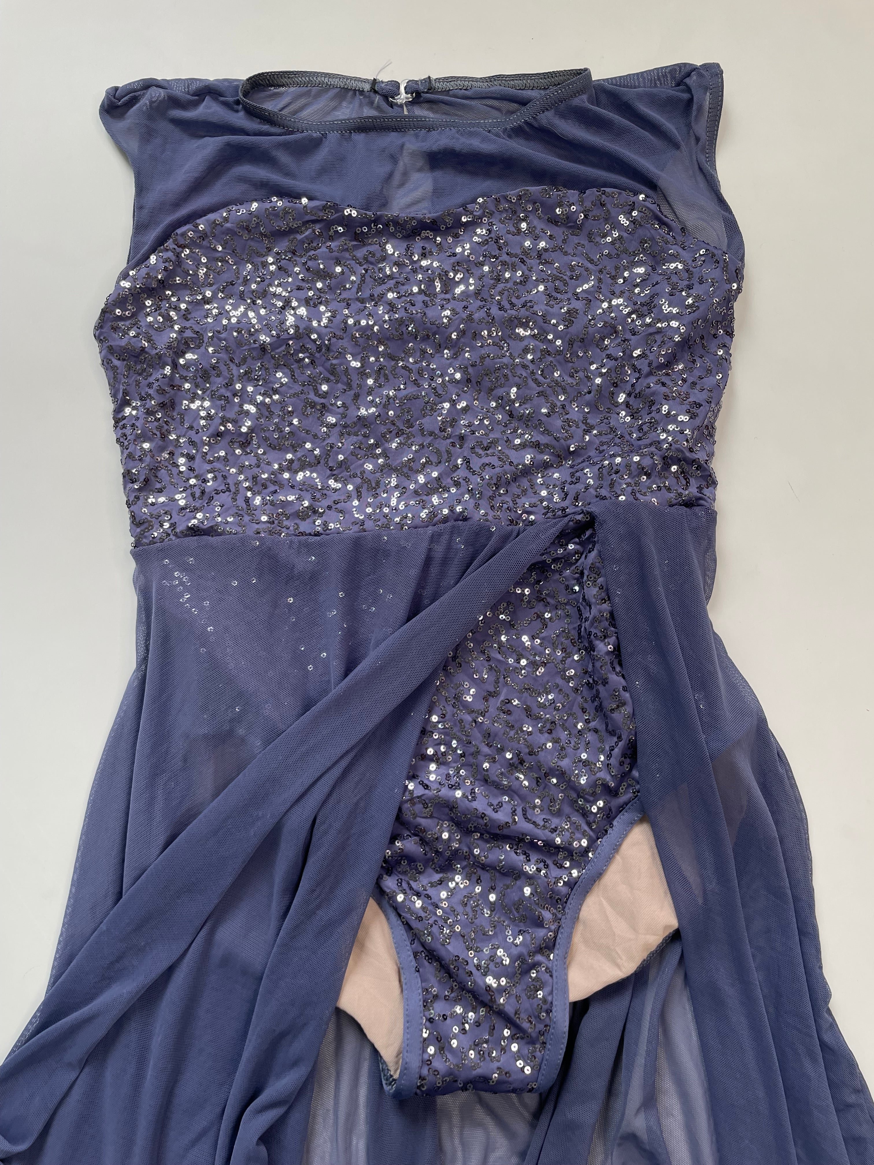 Sequin Bodysuit Sheer Dress-Bust 32 to 34 - Image 2