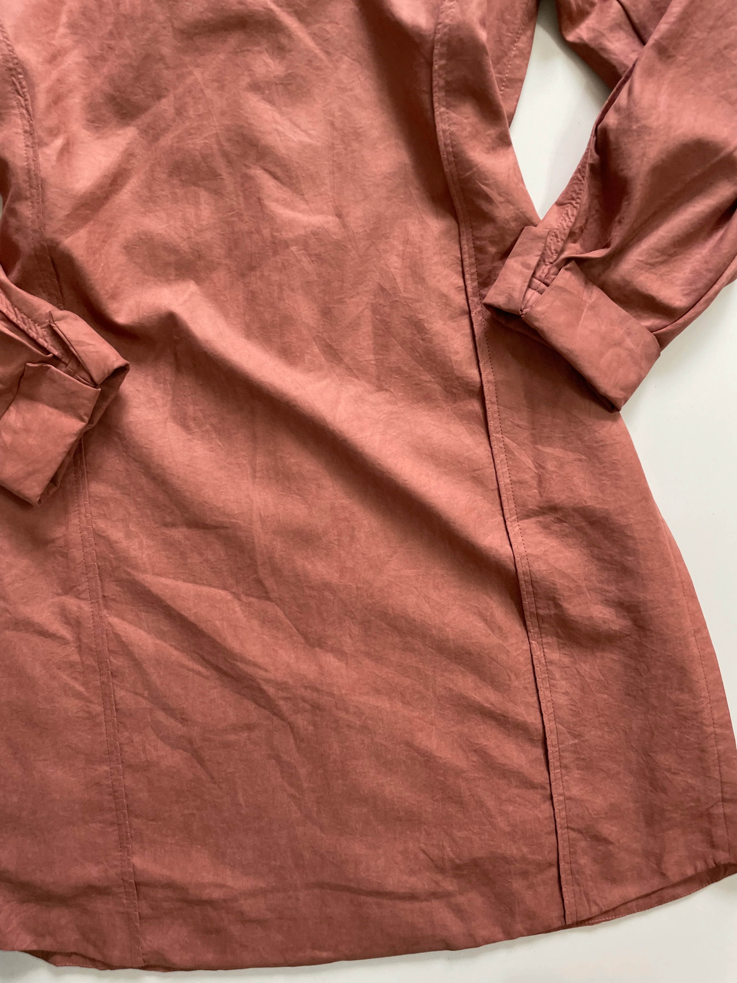 FAUX SMOOTH SUEDE DRESS - BUST 34 - Image 3