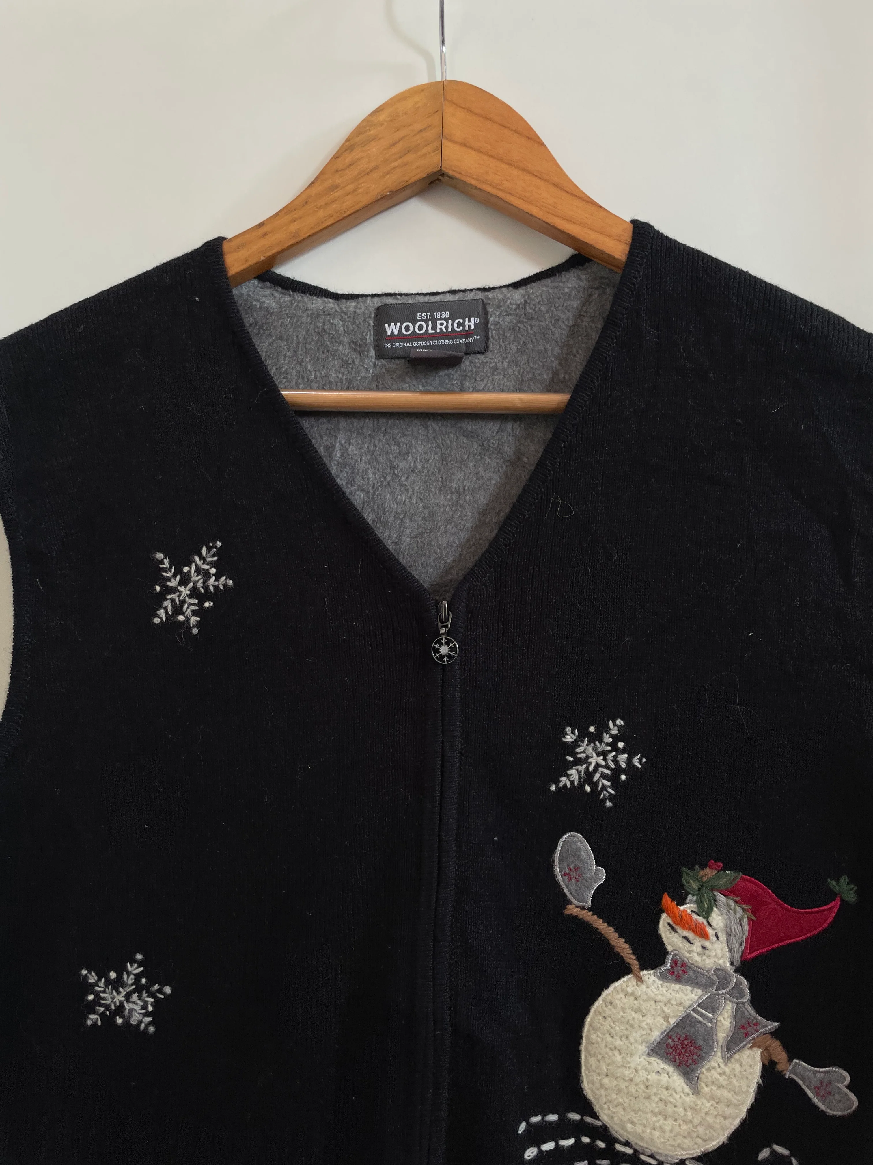Embroidered Christmas Sweater-Bust 38 - Image 2
