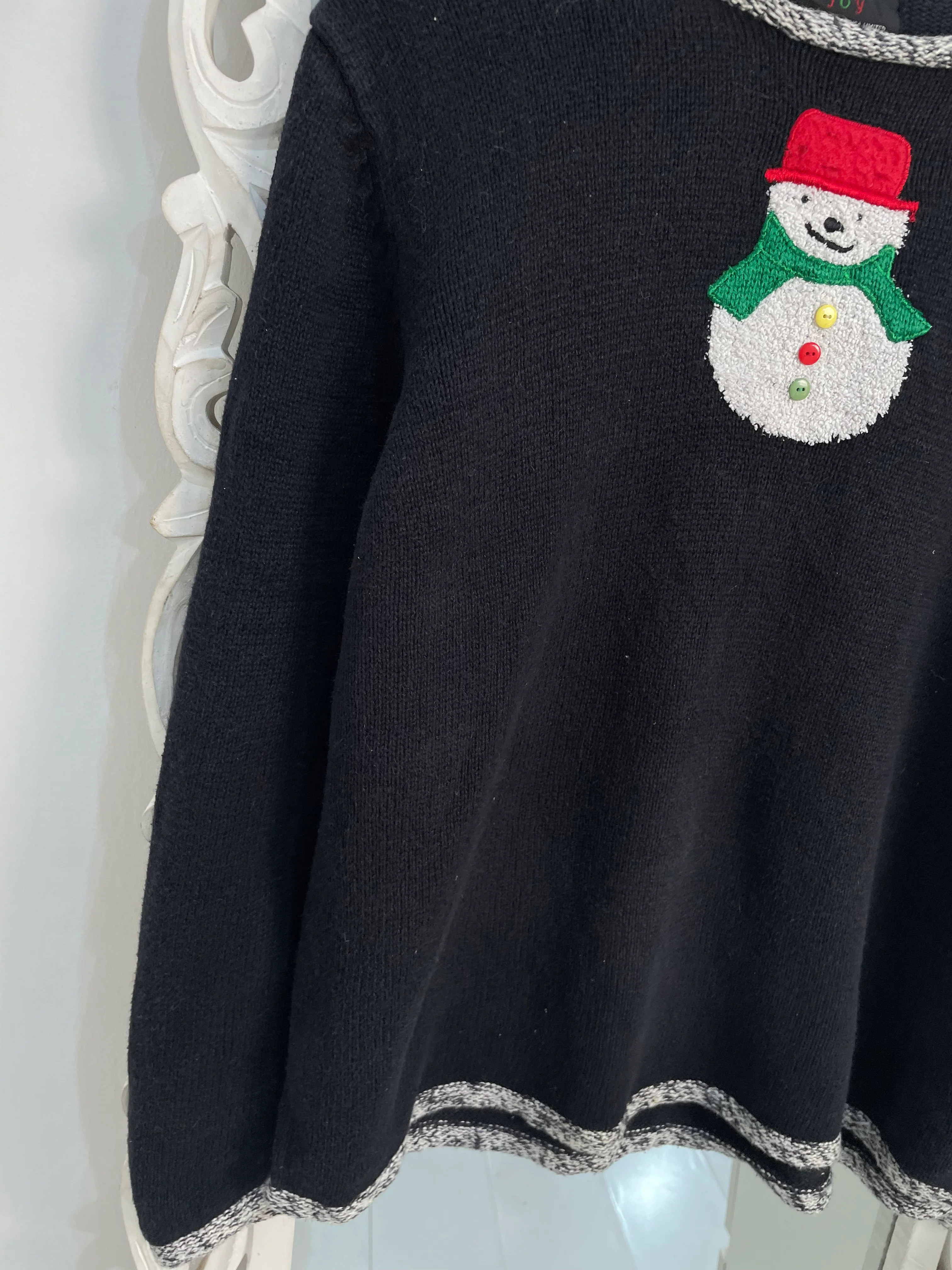 Embroidered Christmas Sweater-Bust 42 - Image 3
