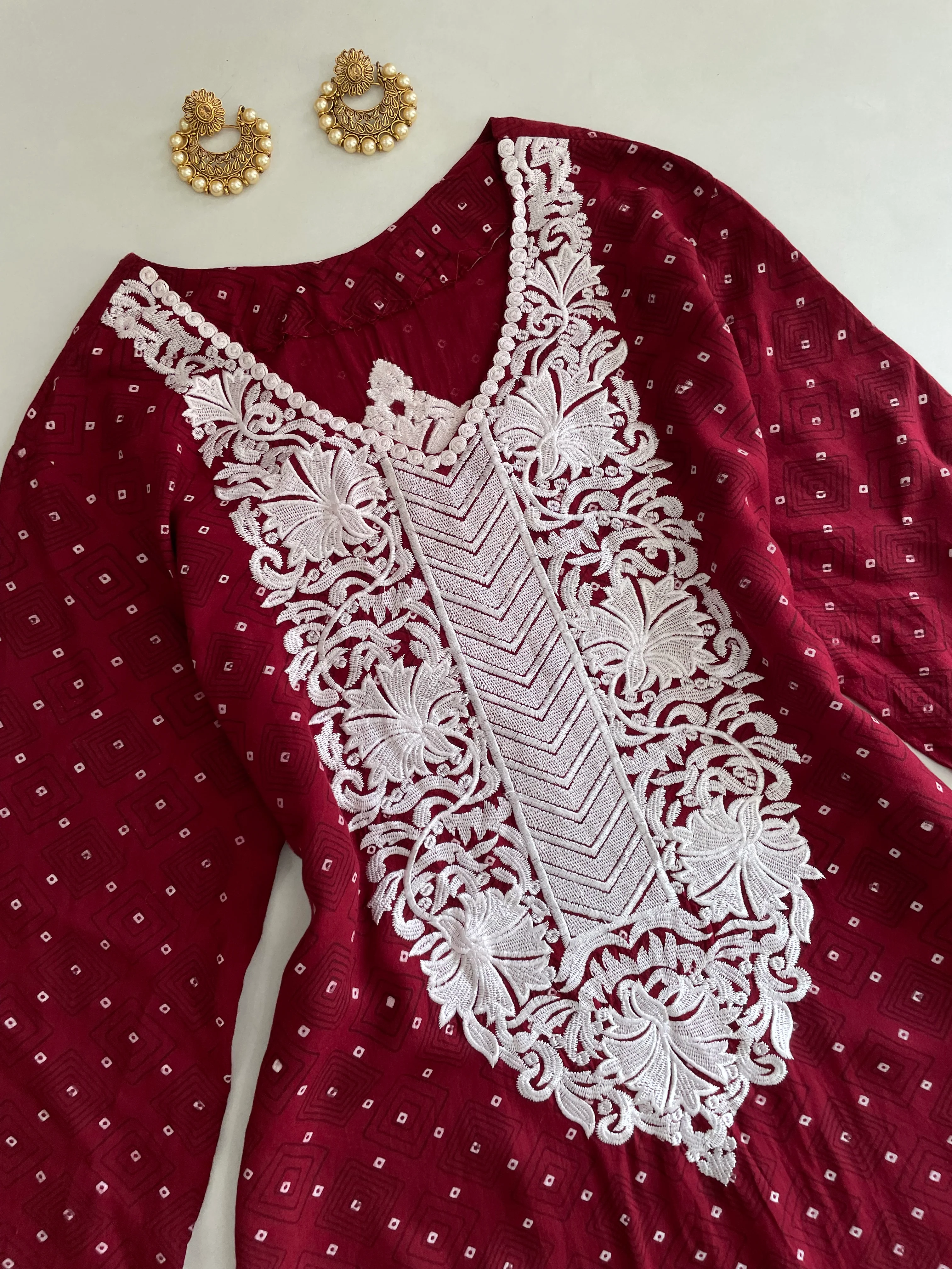 Embroidered Kurti-Bust 36 - Image 2