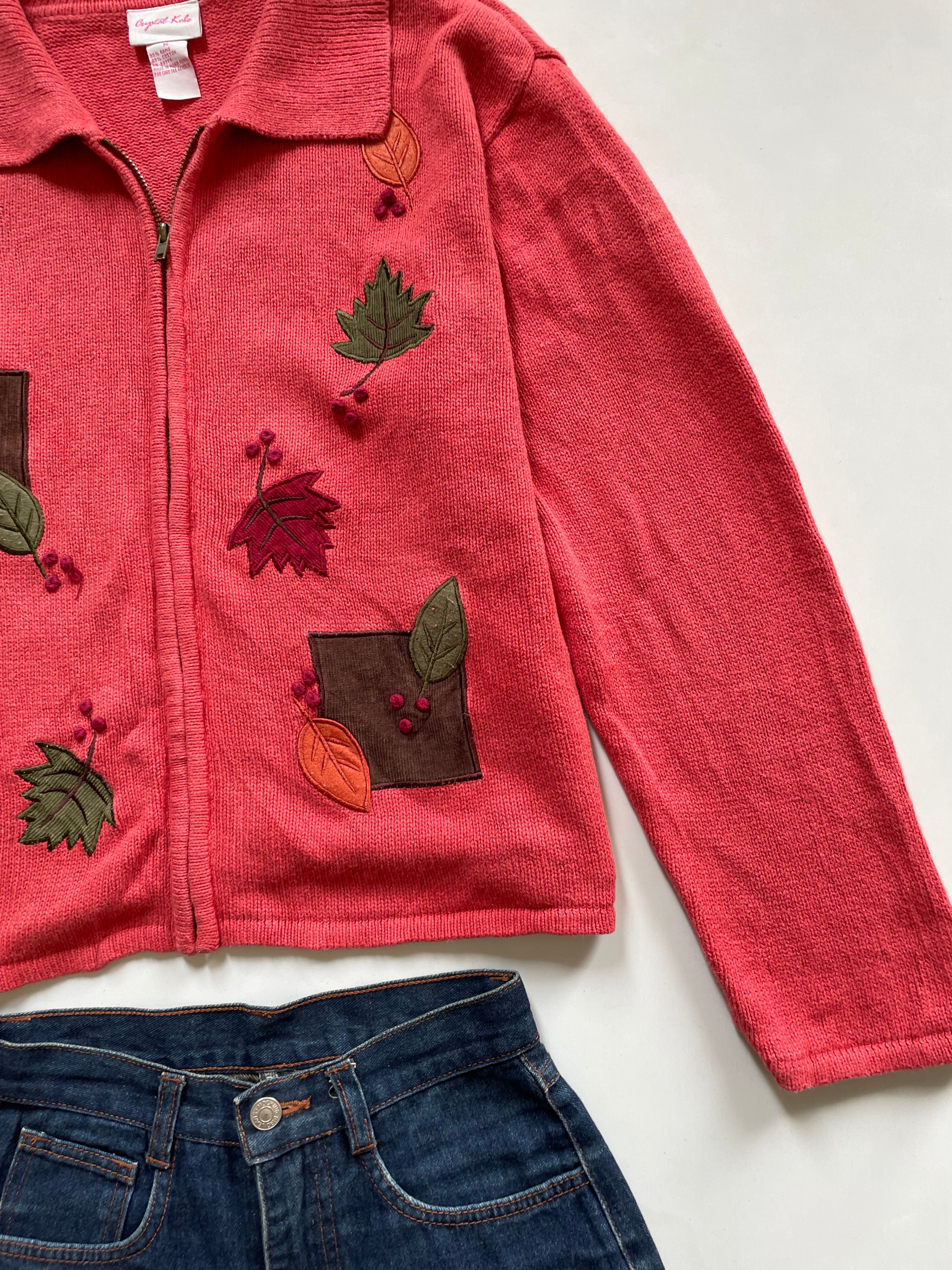 Crystal kole Embroidered Sweater-Bust 44 - Image 2