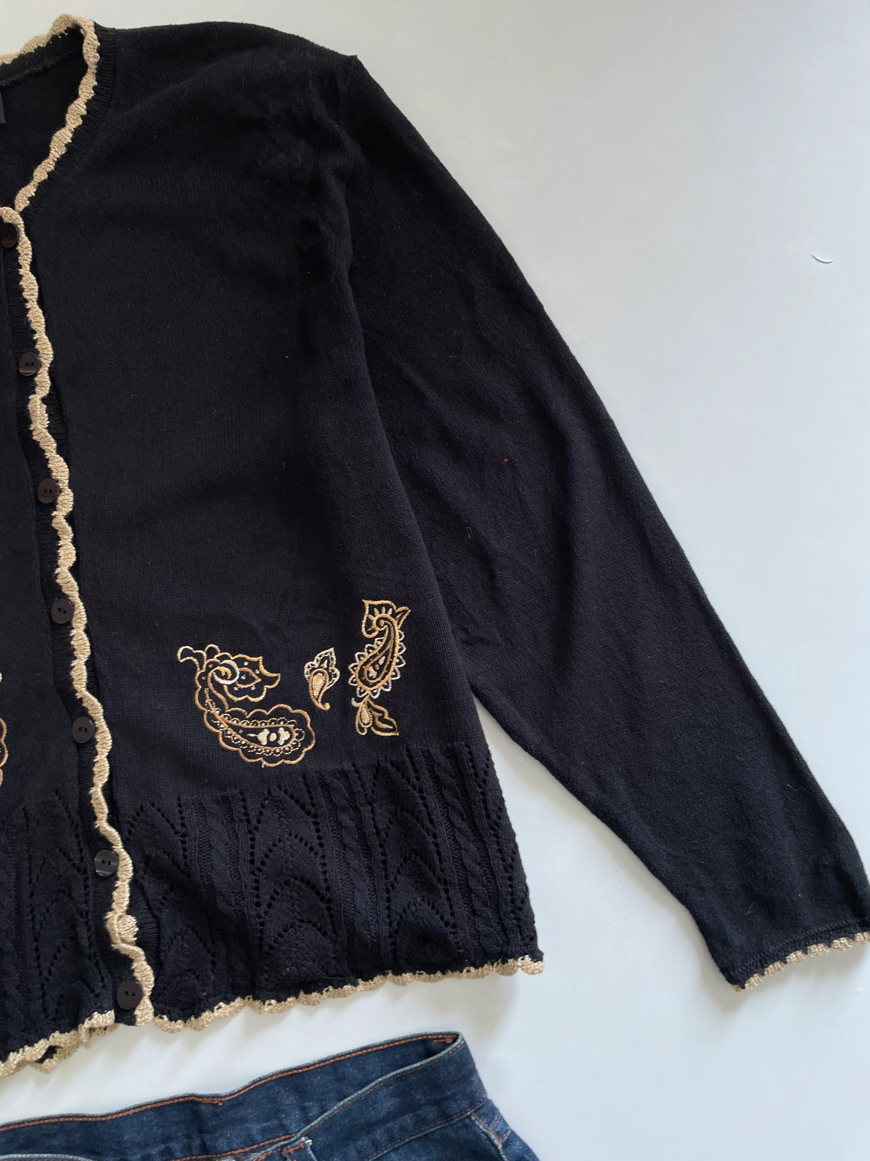 Embroidered Sweater-Bust 44 - Image 3