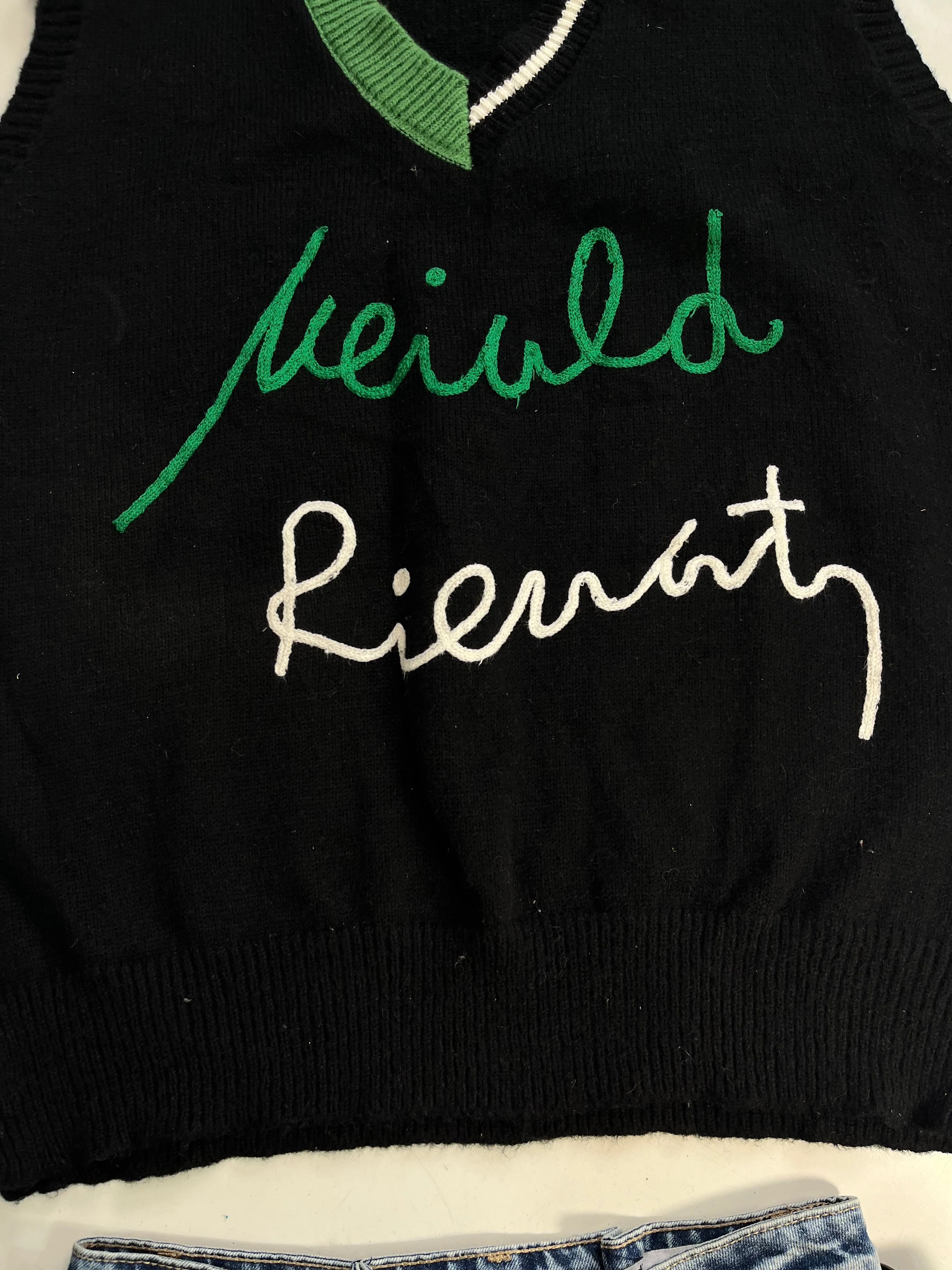 Embroidered Sweater Vest - Bust 46 to 50 - Image 3