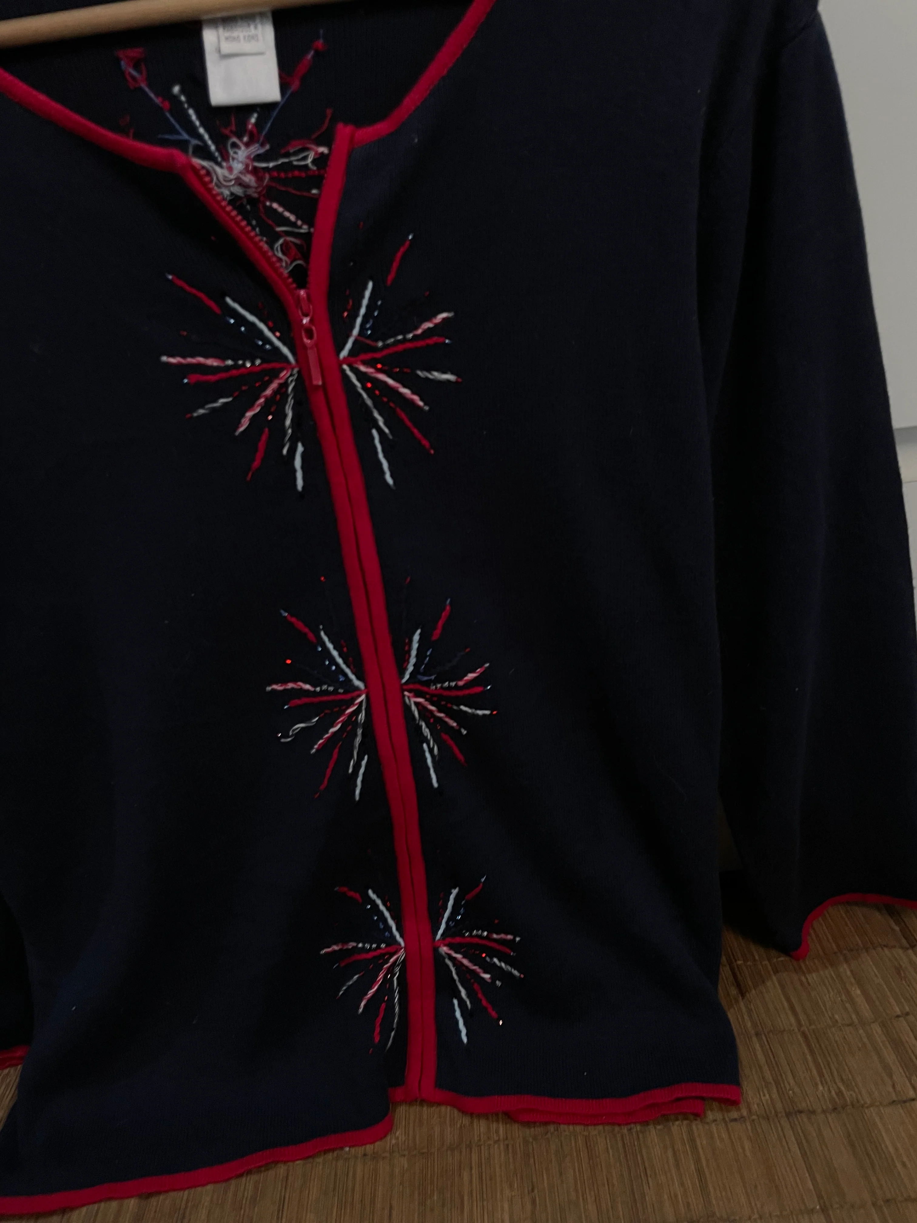 Talbots Embroidered Vintage Sweater-Bust 42 - Image 3