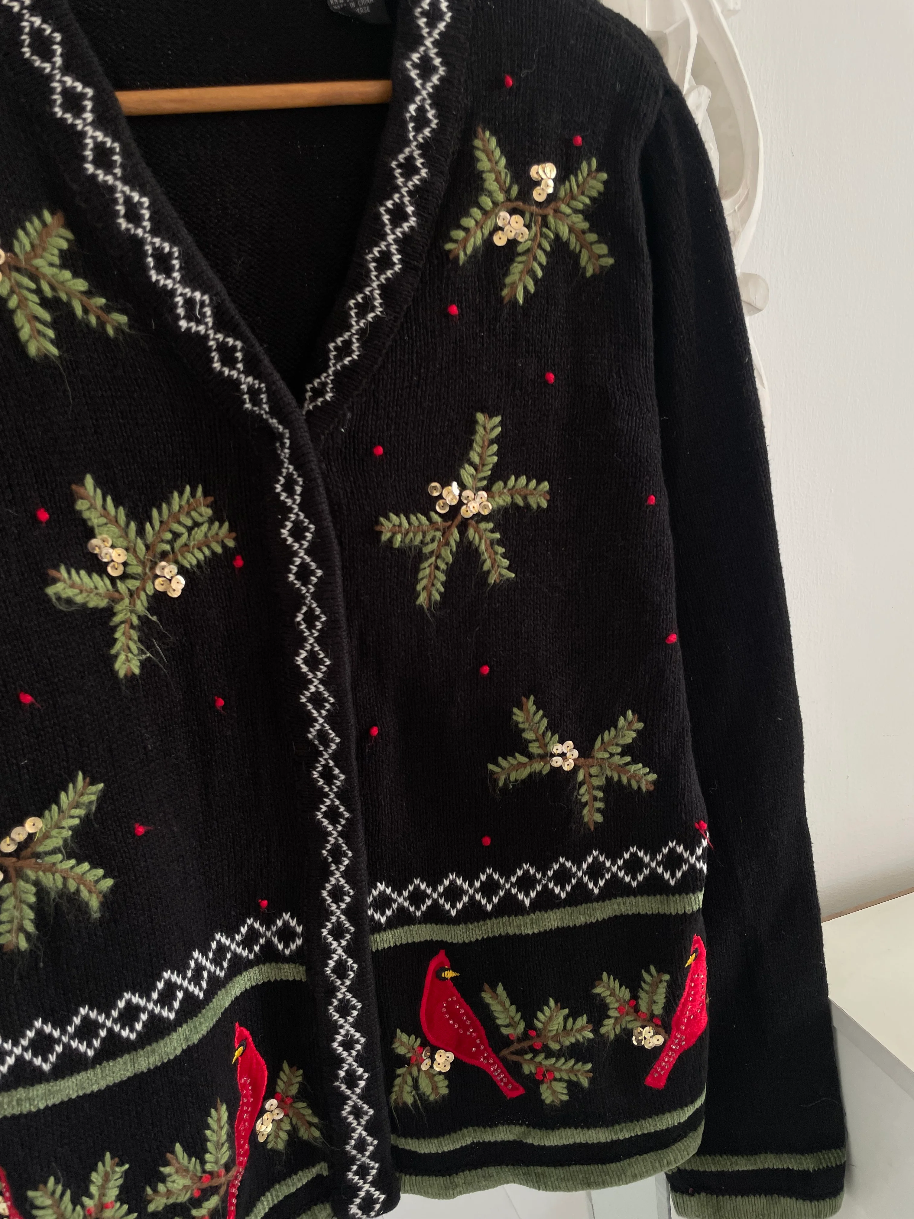 Embroidered Vintage Sweater-Bust 42 - Image 2