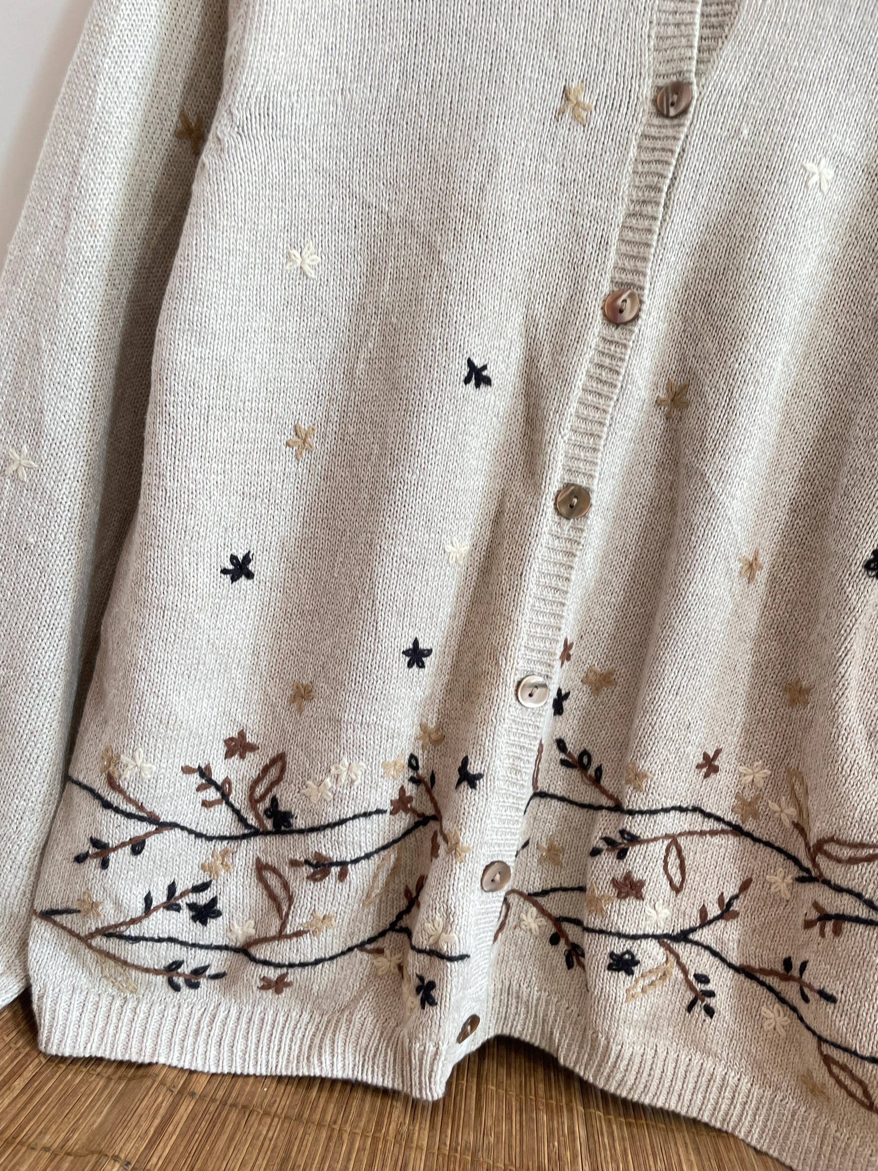 Talbots Embroidered Vintage Sweater-Bust 42 - Image 3
