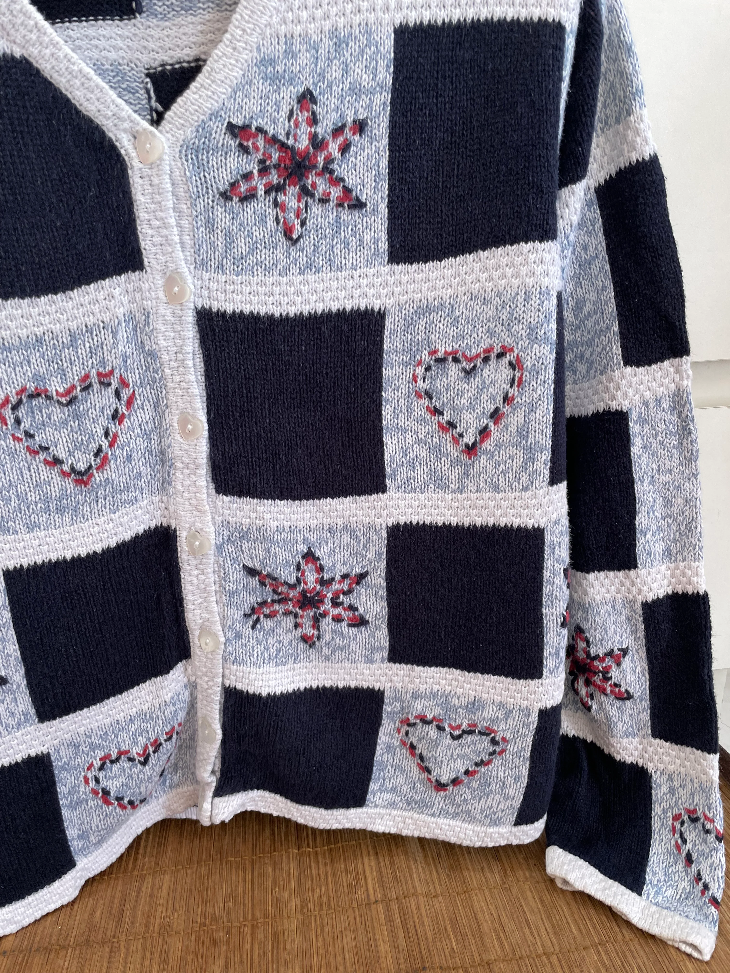 Christopher & Banks Embroidered Vintage Sweater-Bust 42 - Image 3