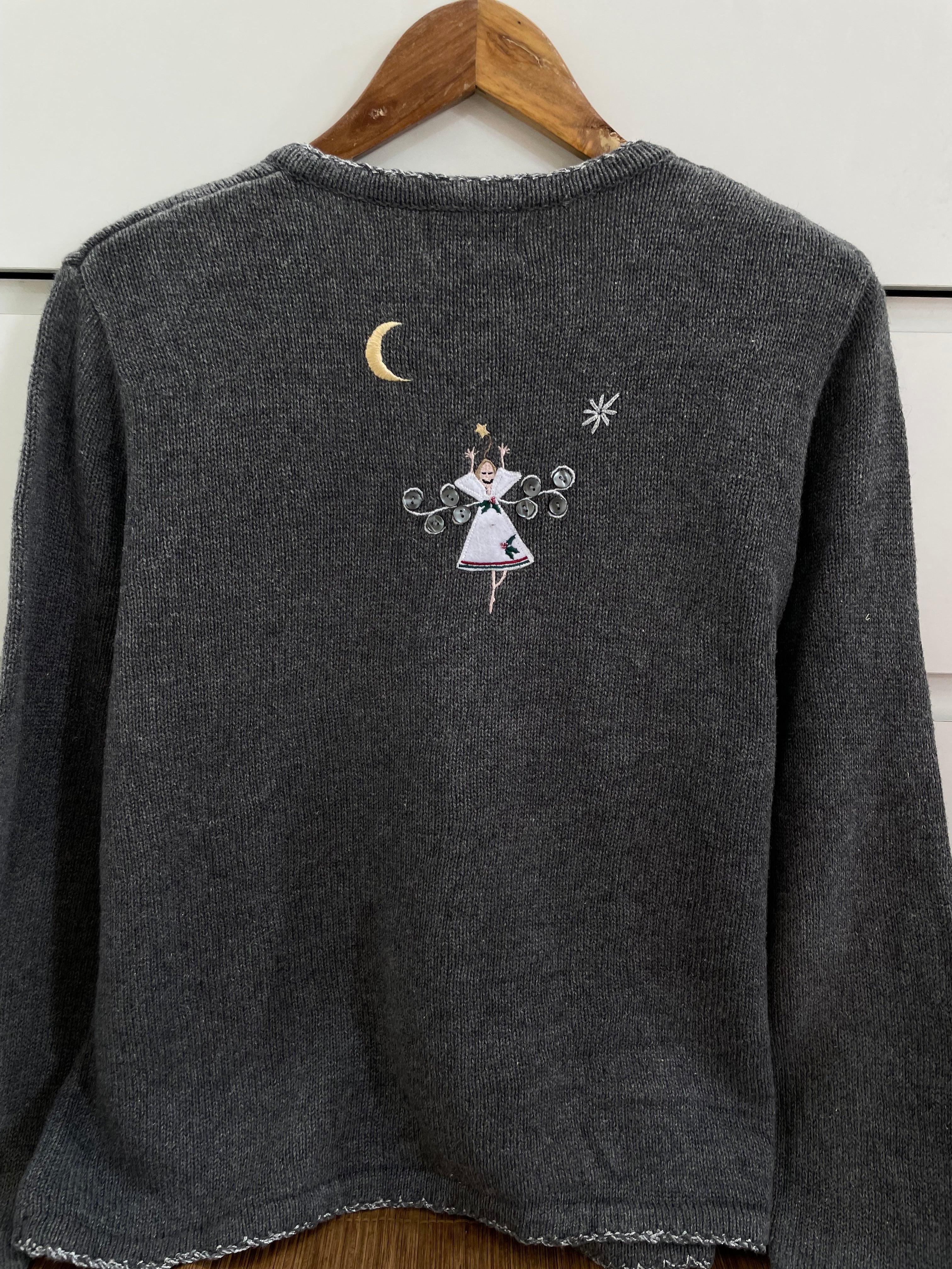 Breckenridge Embroidered Vintage Sweater-Bust 42 - Image 3
