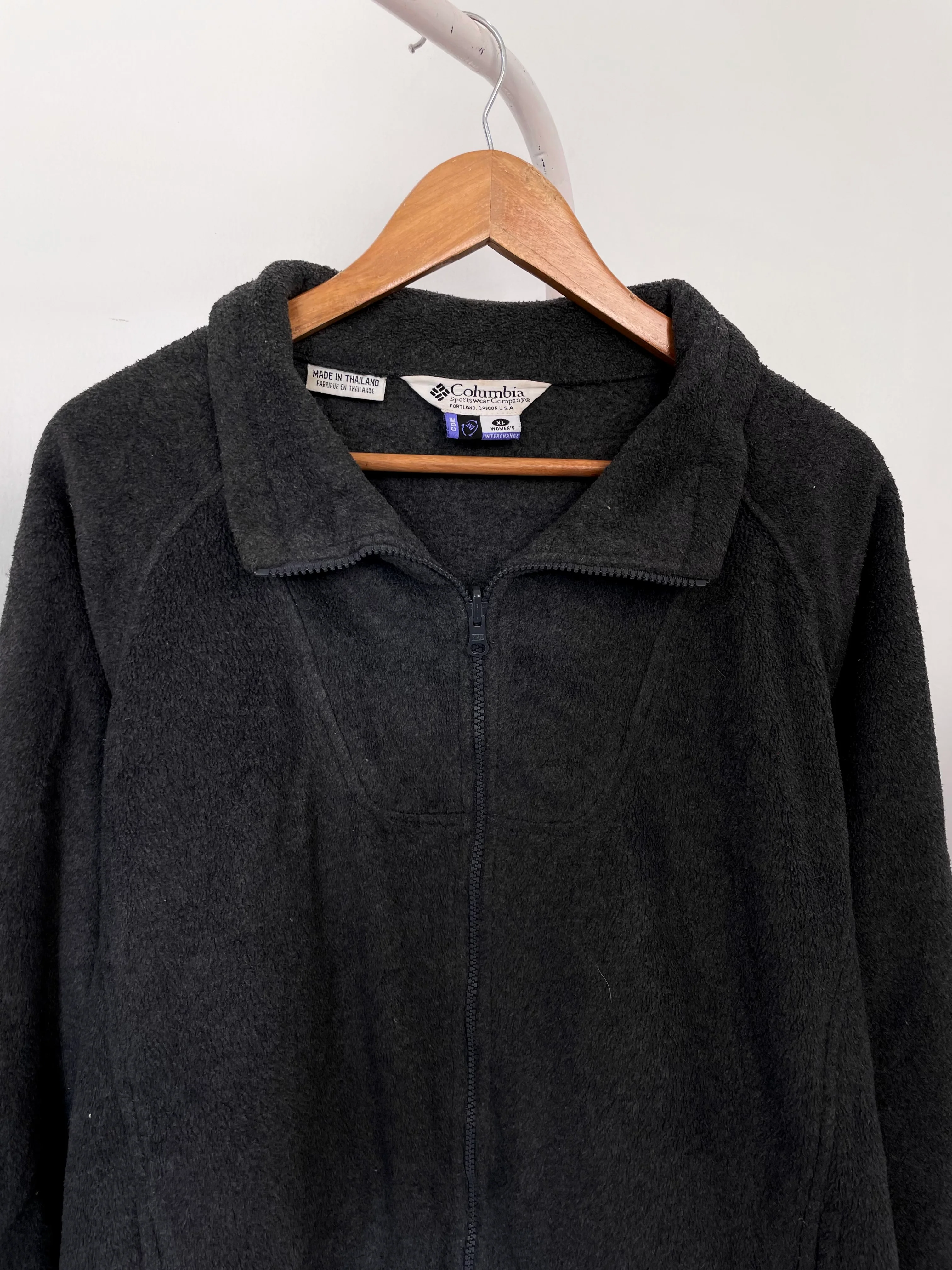Columbia Vintage Fleece Grey Jacket-Bust 50 - Image 2