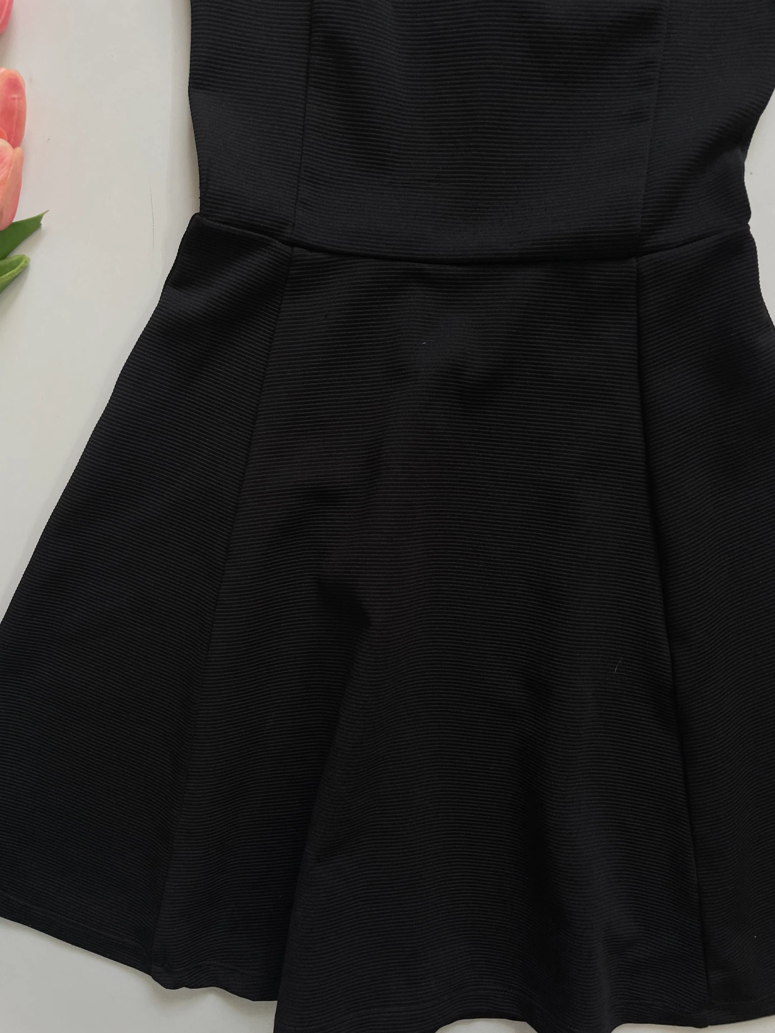 H&M BLACK DRESS BUST 26 - Image 3