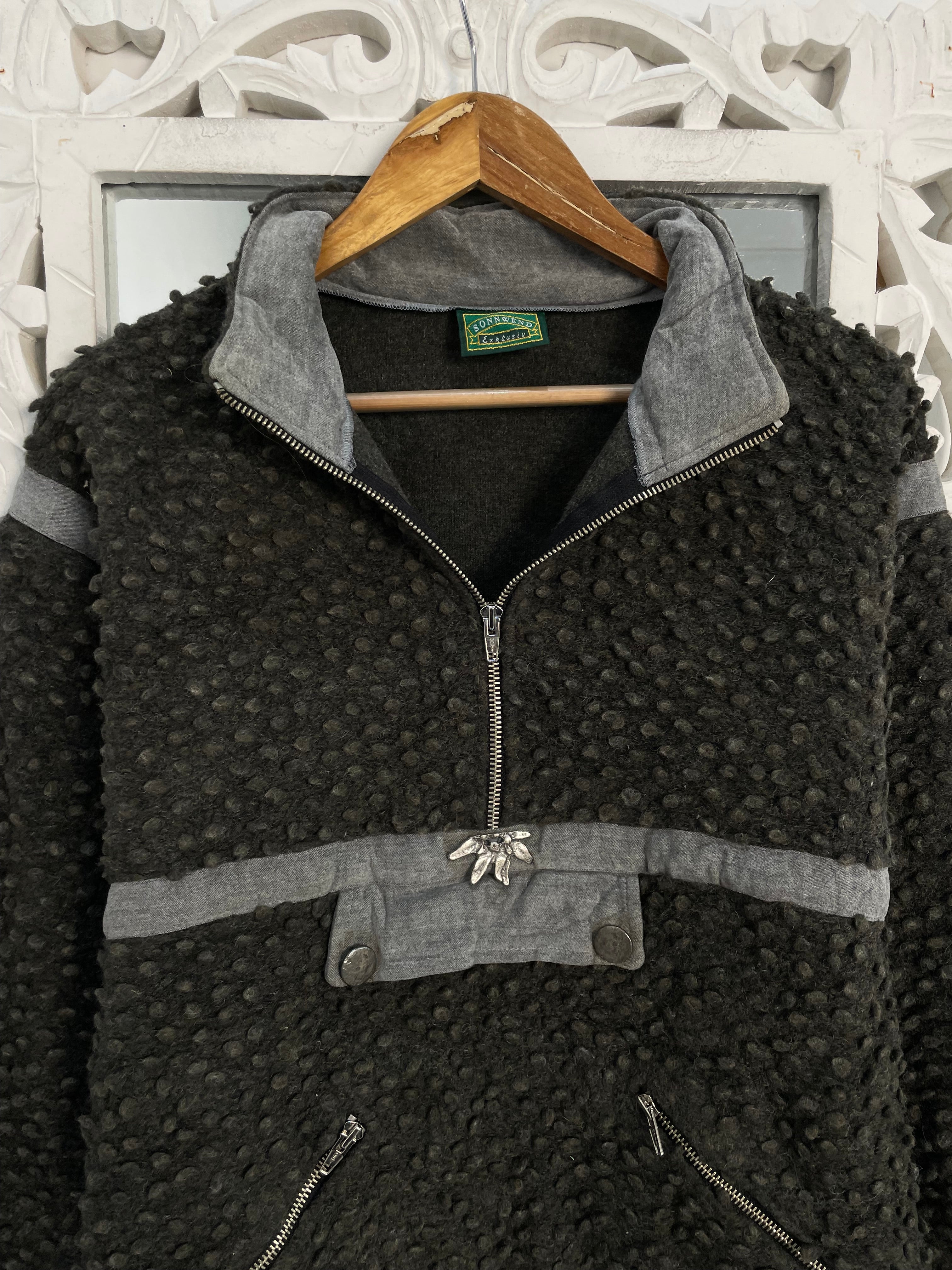 Vintage Thick Fleece Jacket-Chest 42 - Image 3