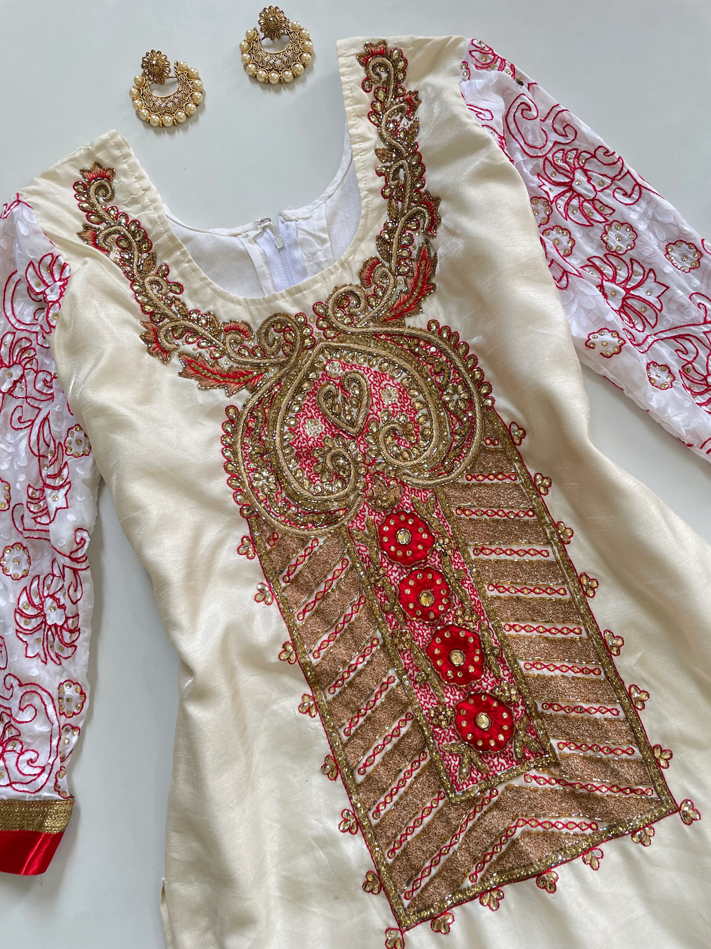 Embroidered Kurta-Bust 38 - Image 2