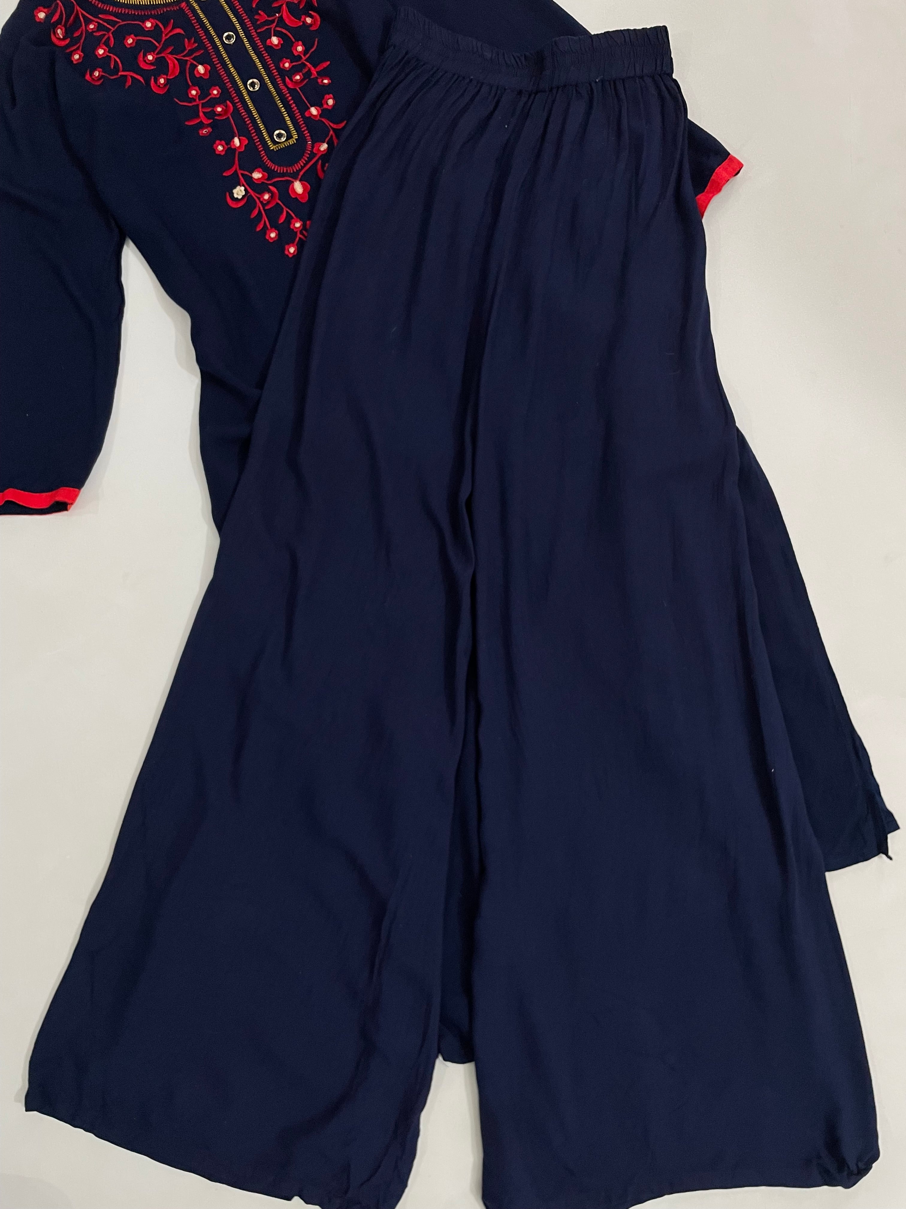 Embroidered Kurta-Bust 36 Waist 28 to 34 - Image 3