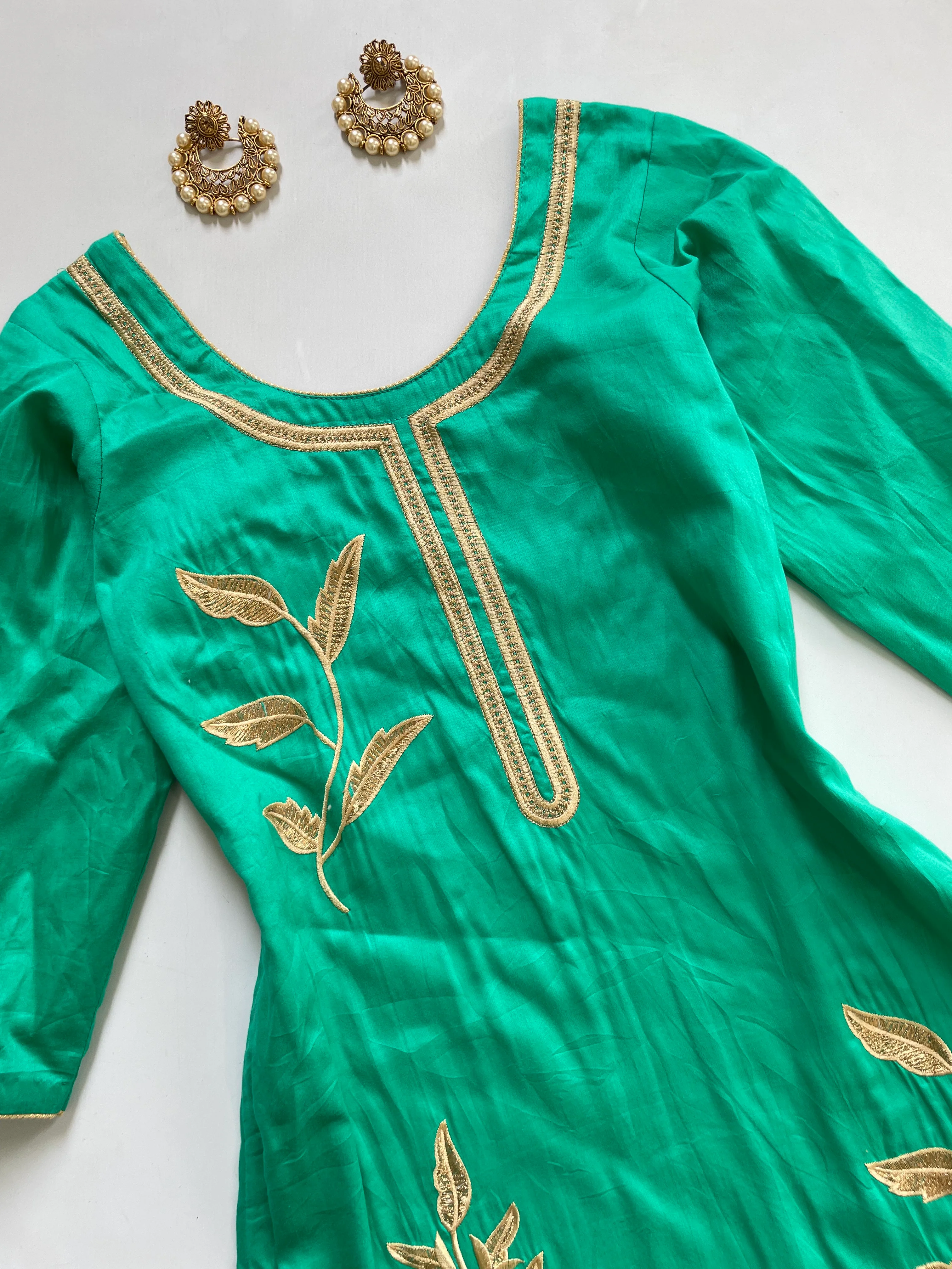 Embroidered Kurta-Bust 34 - Image 2