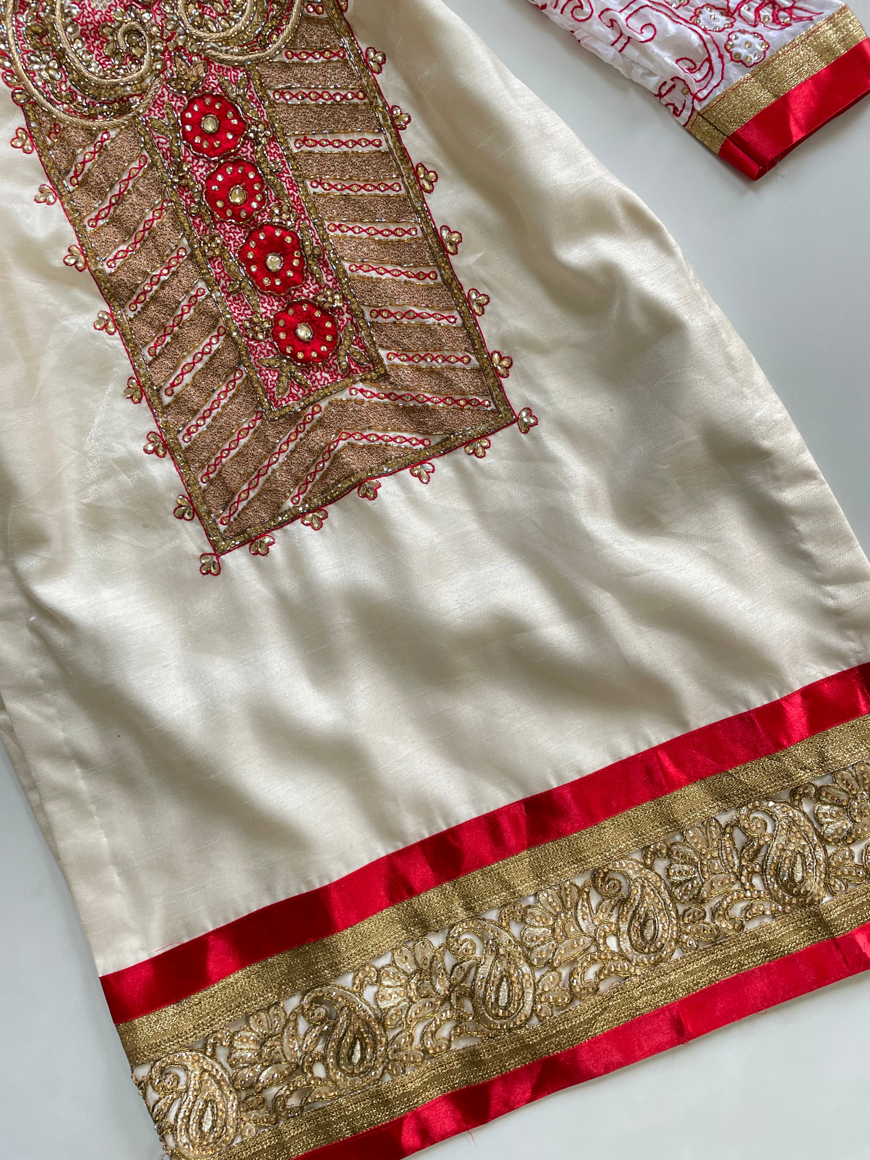 Embroidered Kurta-Bust 38 - Image 3