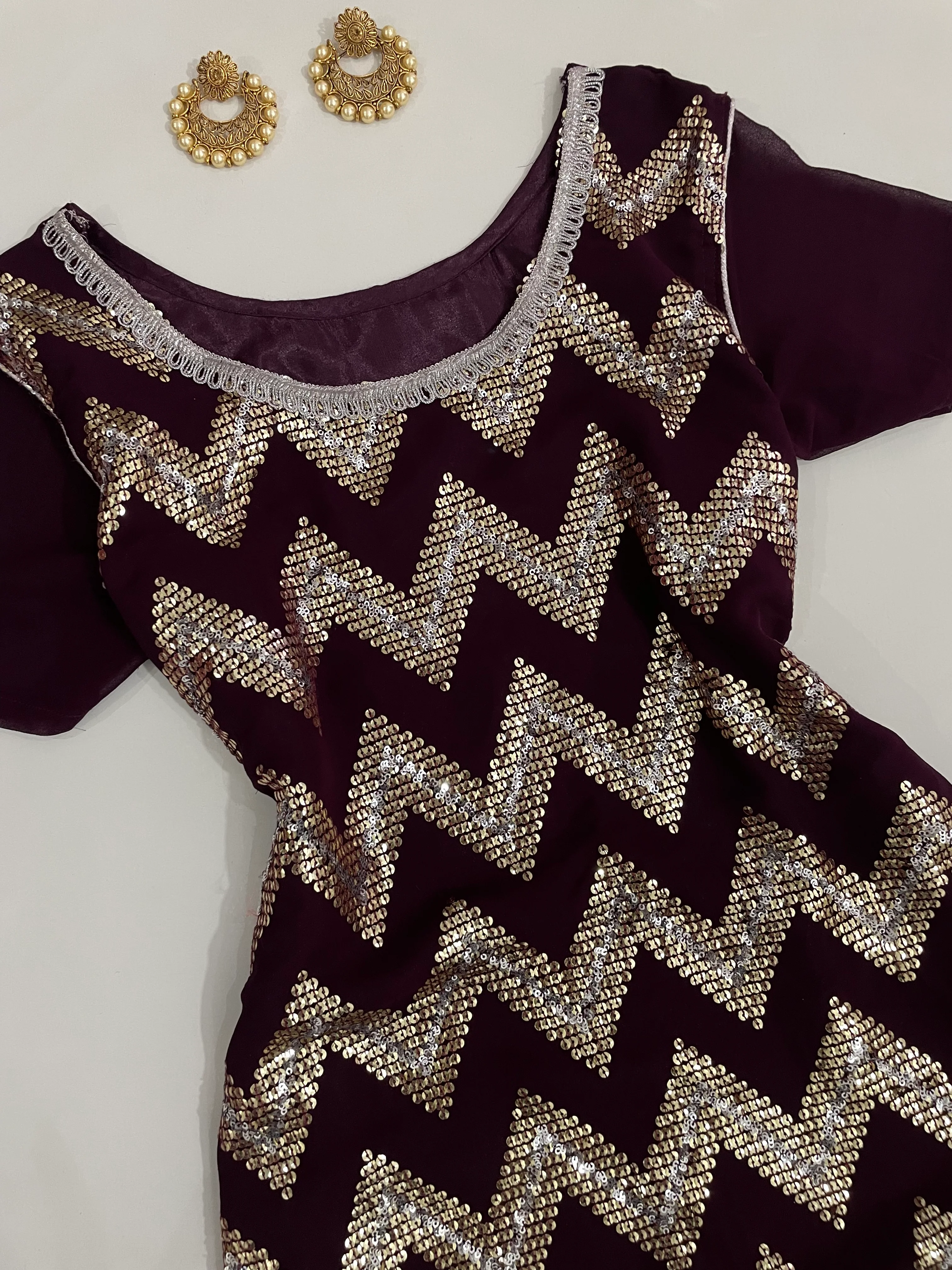 Sequin Kurta-Bust 38 - Image 2
