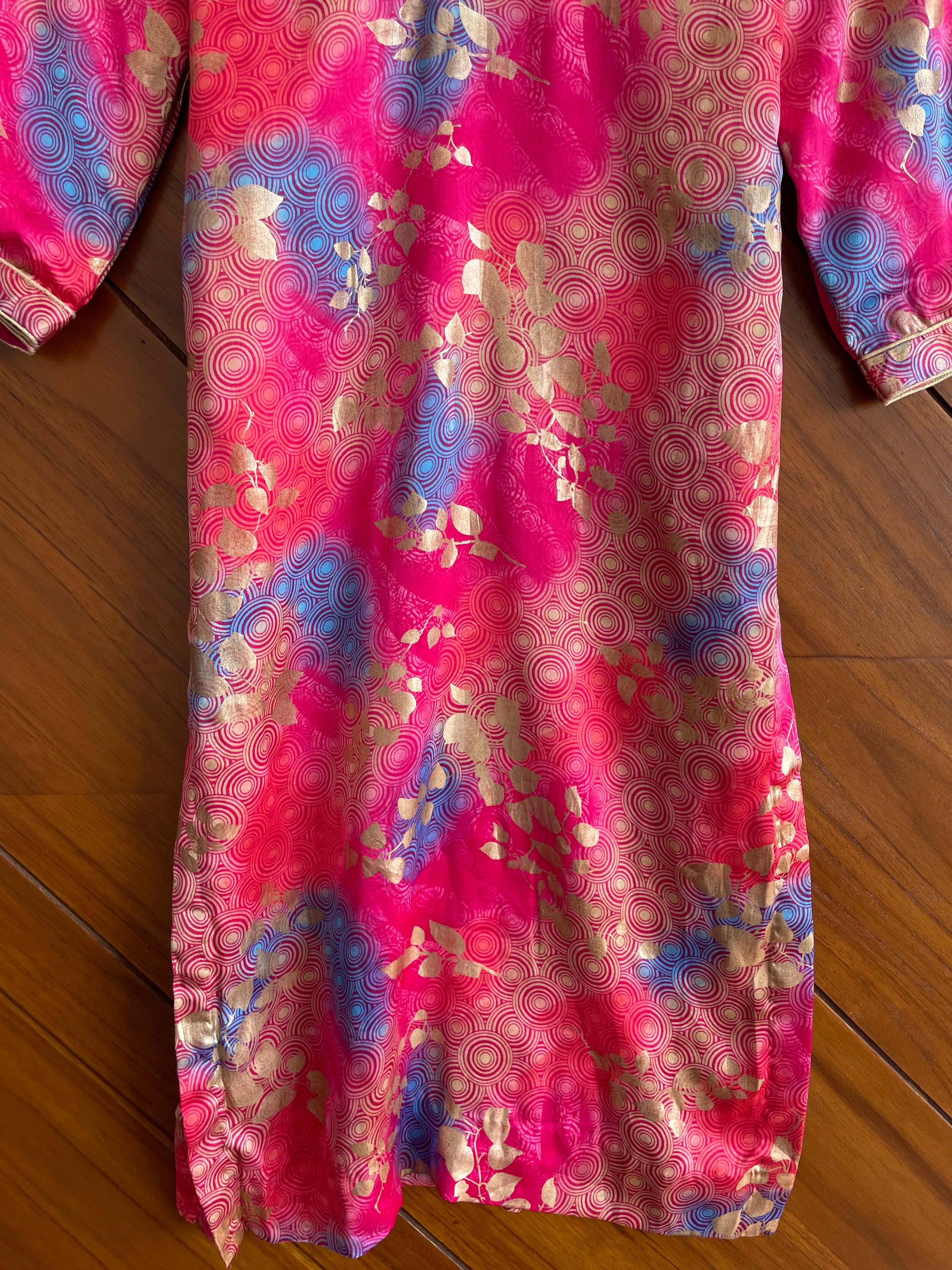Foilwork Vintage Kurta-Bust 34 - Image 3