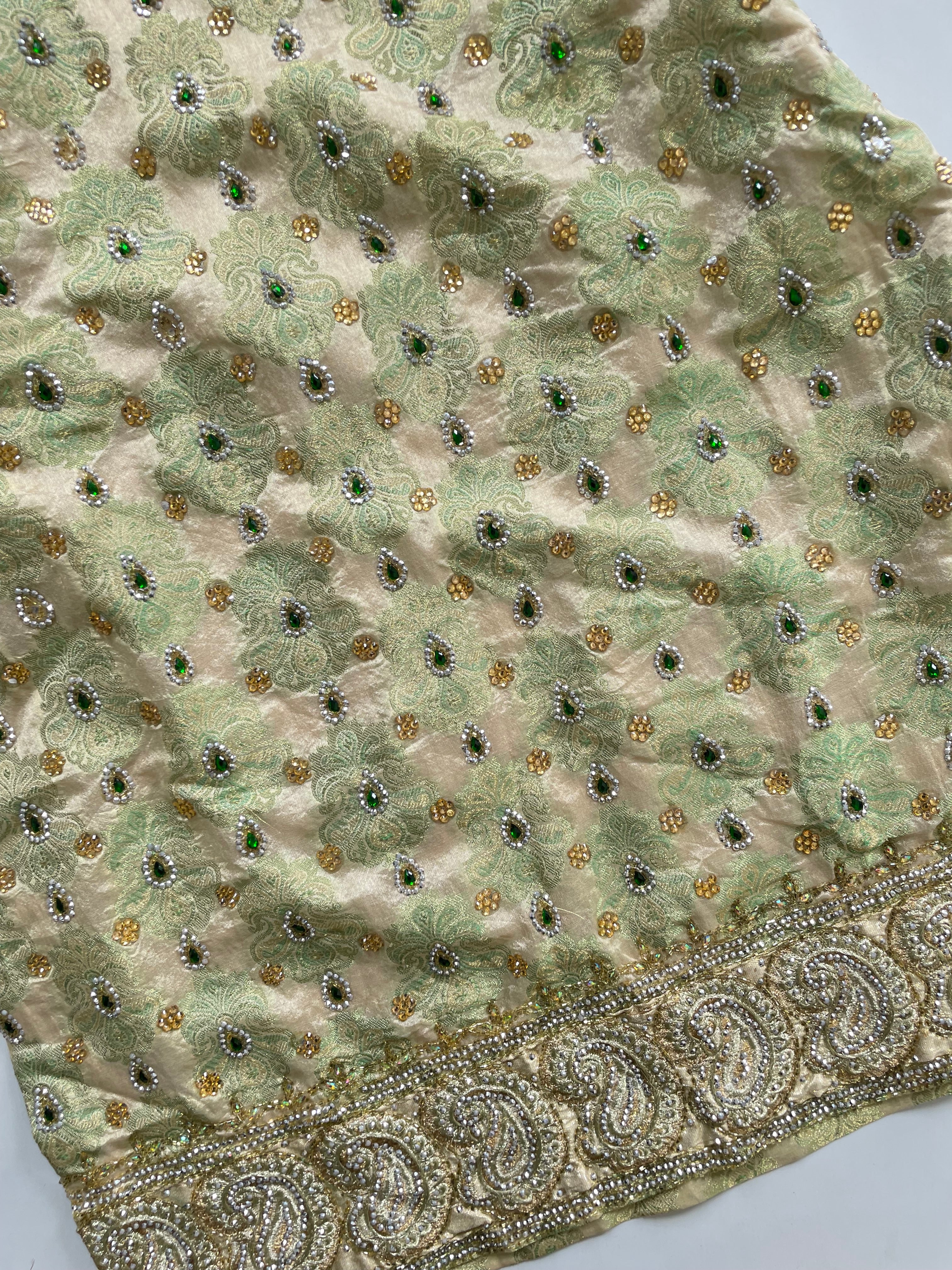 Embroidered Banarasi Kurta-Bust 38 - Image 3