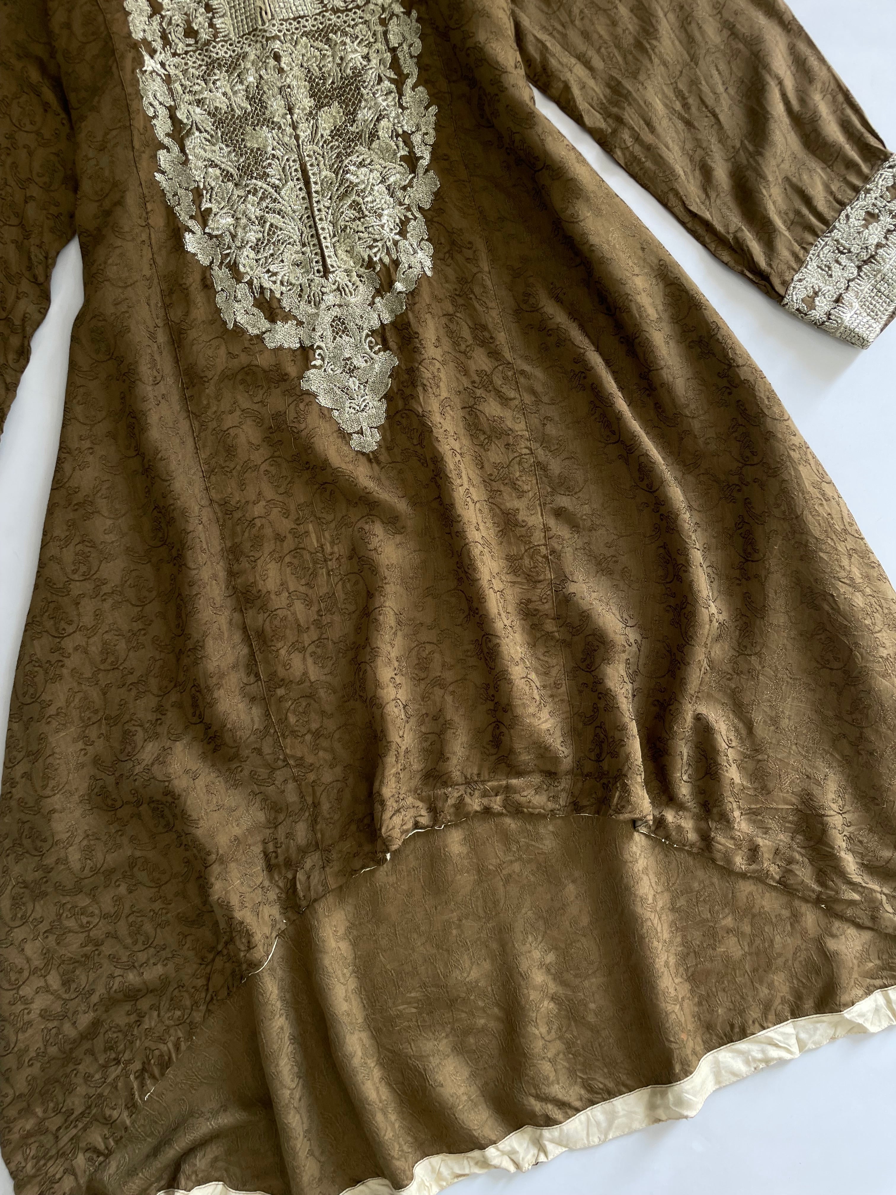 Posh Jacquard Embroidered Kurti-Bust 40 - Image 3