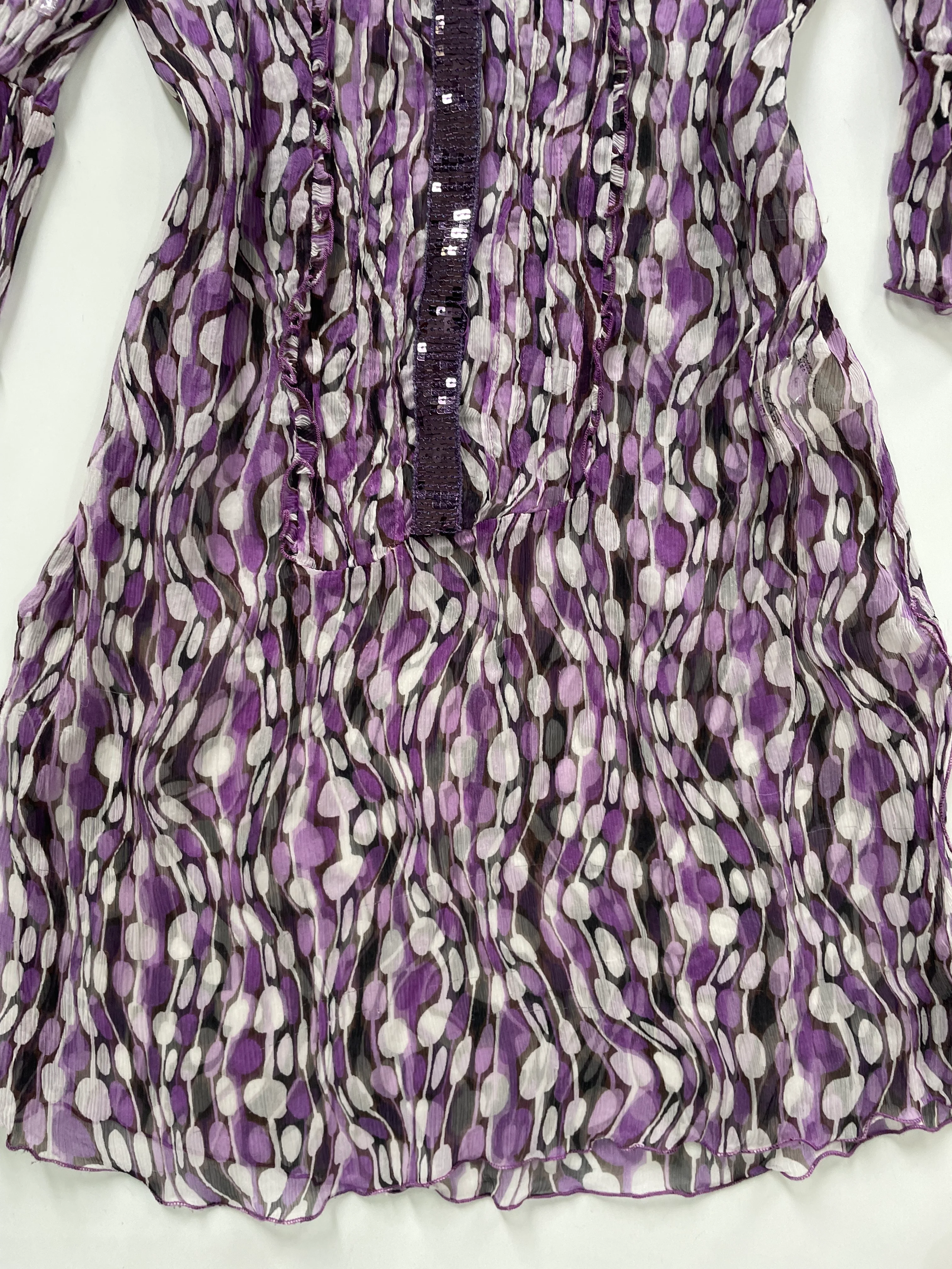 100% Silk Sequin Kurti-Bust 34 - Image 3