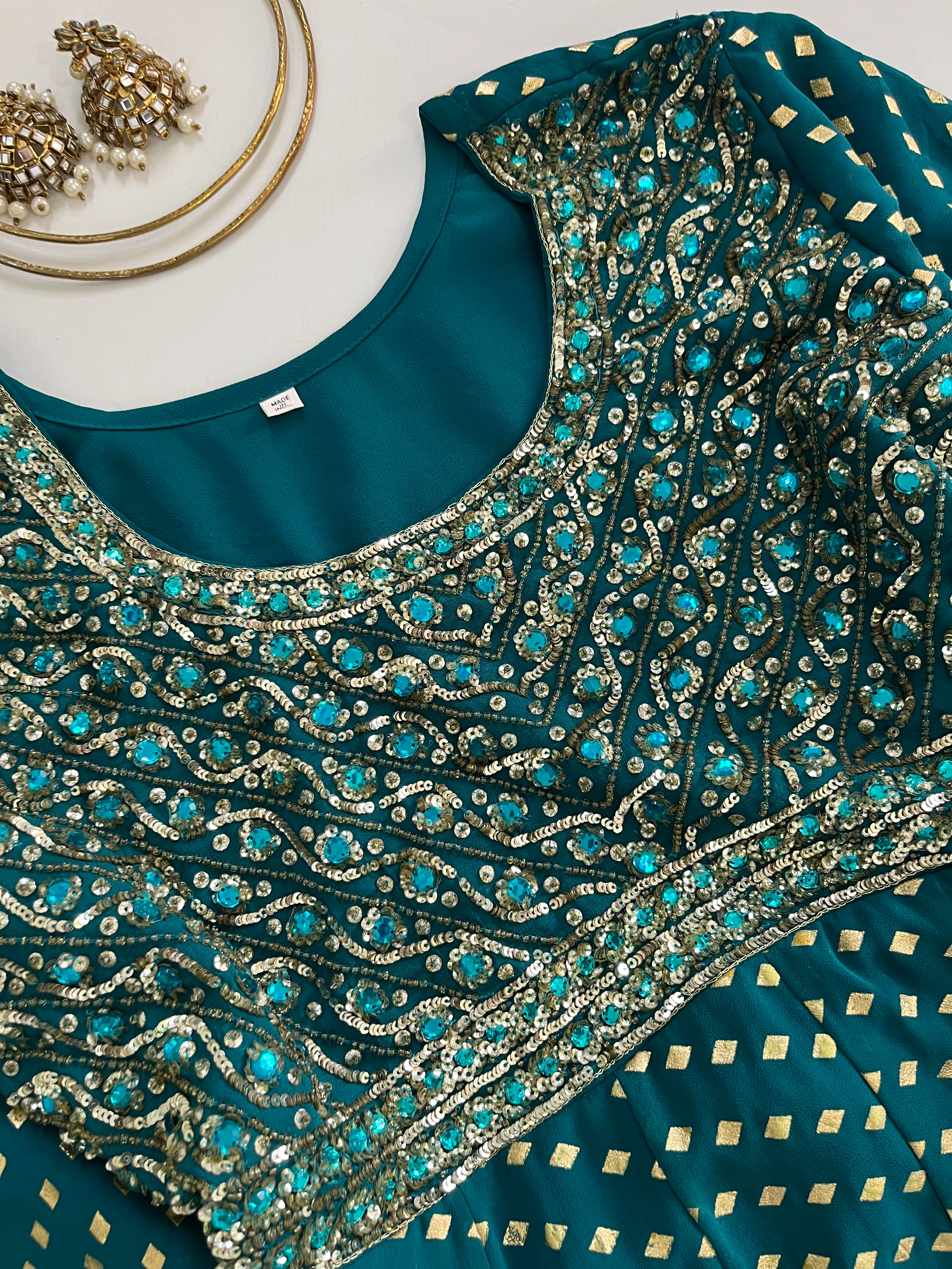 Heavily Embroidered Kurti-Bust 38 - Image 2