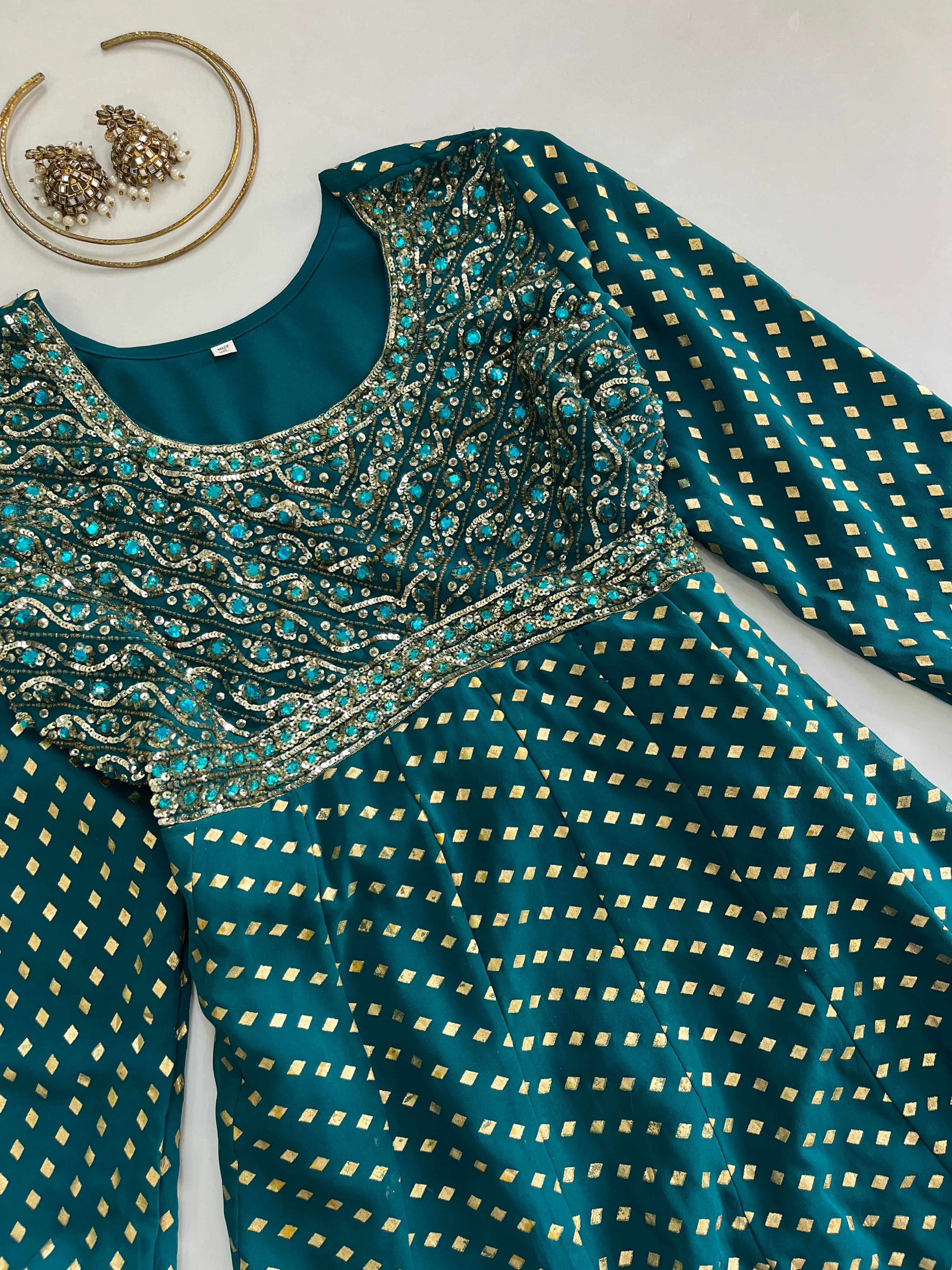 Heavily Embroidered Kurti-Bust 38 - Image 3