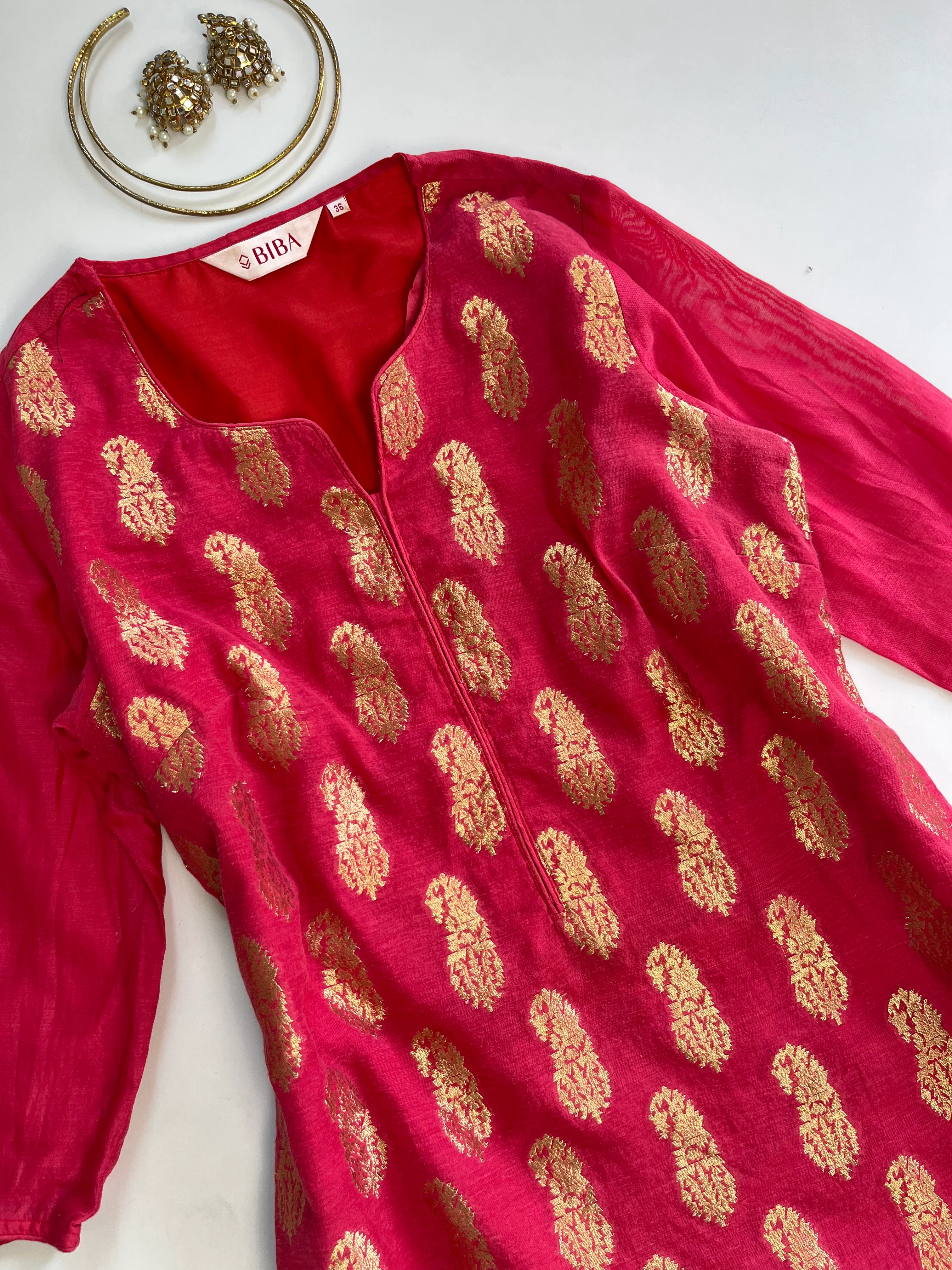 Banarasi Kurti-Bust 36 - Image 2