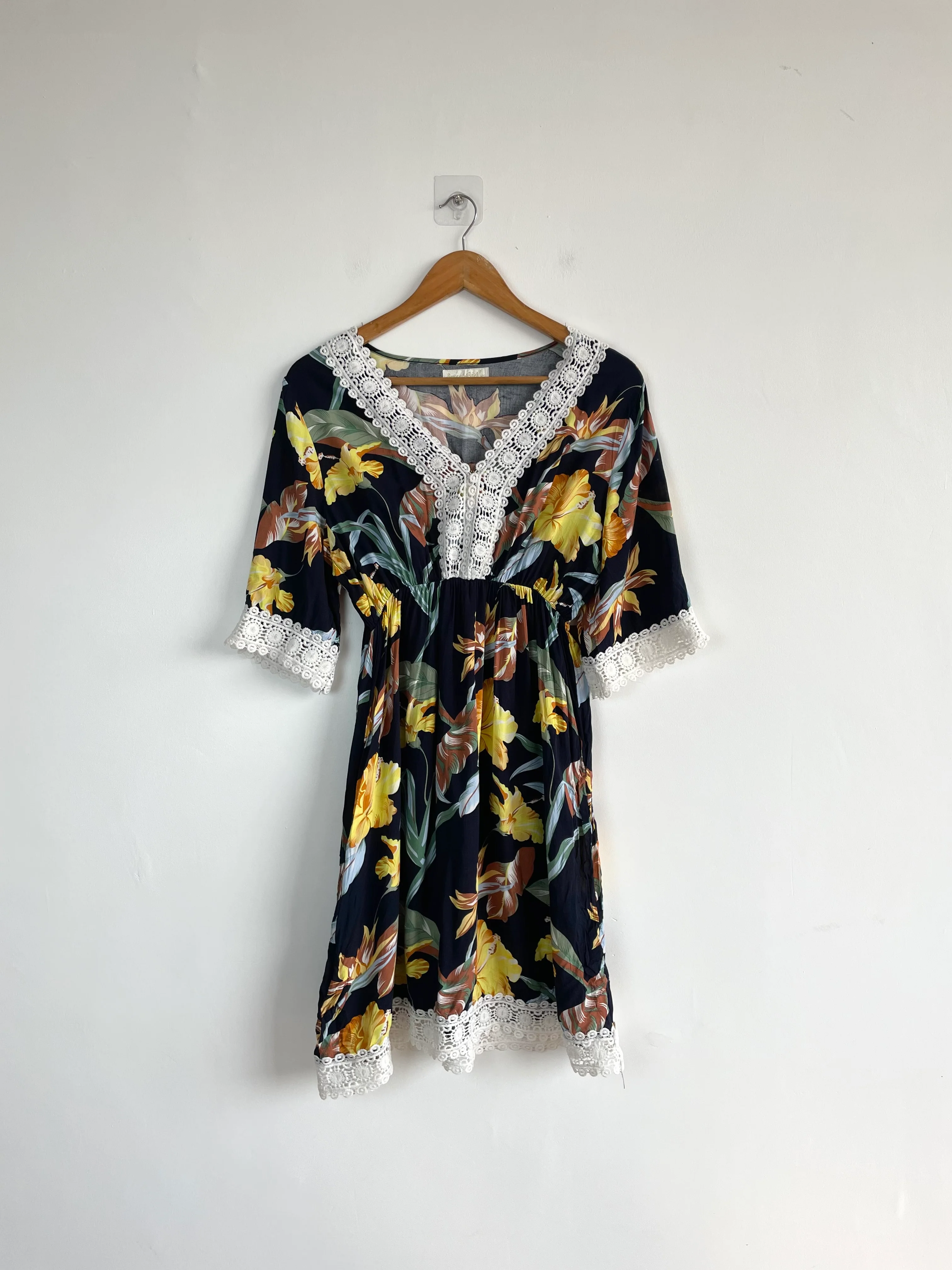 Lace Cotton Dress-Bust 36