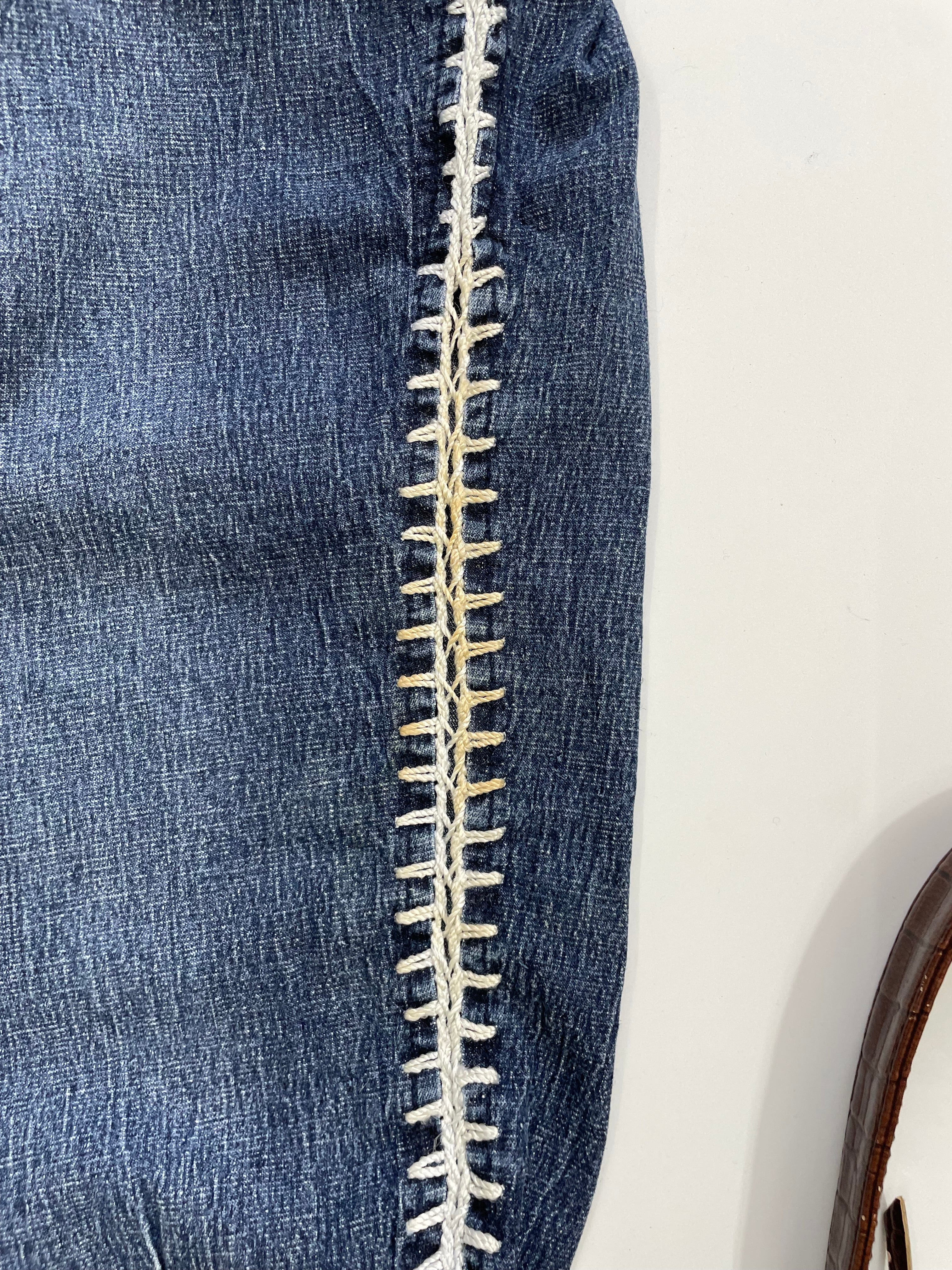 Cutout Denim Jeans-Waist 38 - Image 3