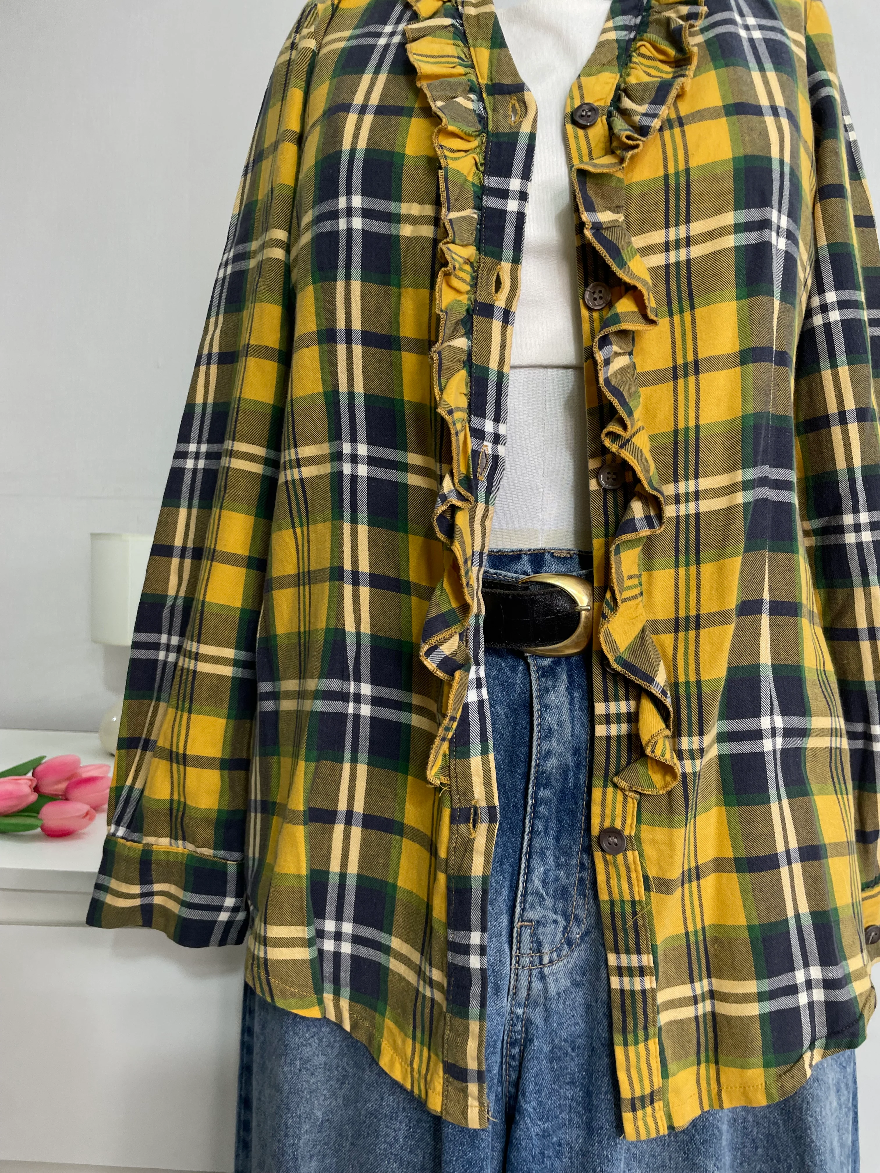 Plaid Shirt - Bust 34 - Image 3