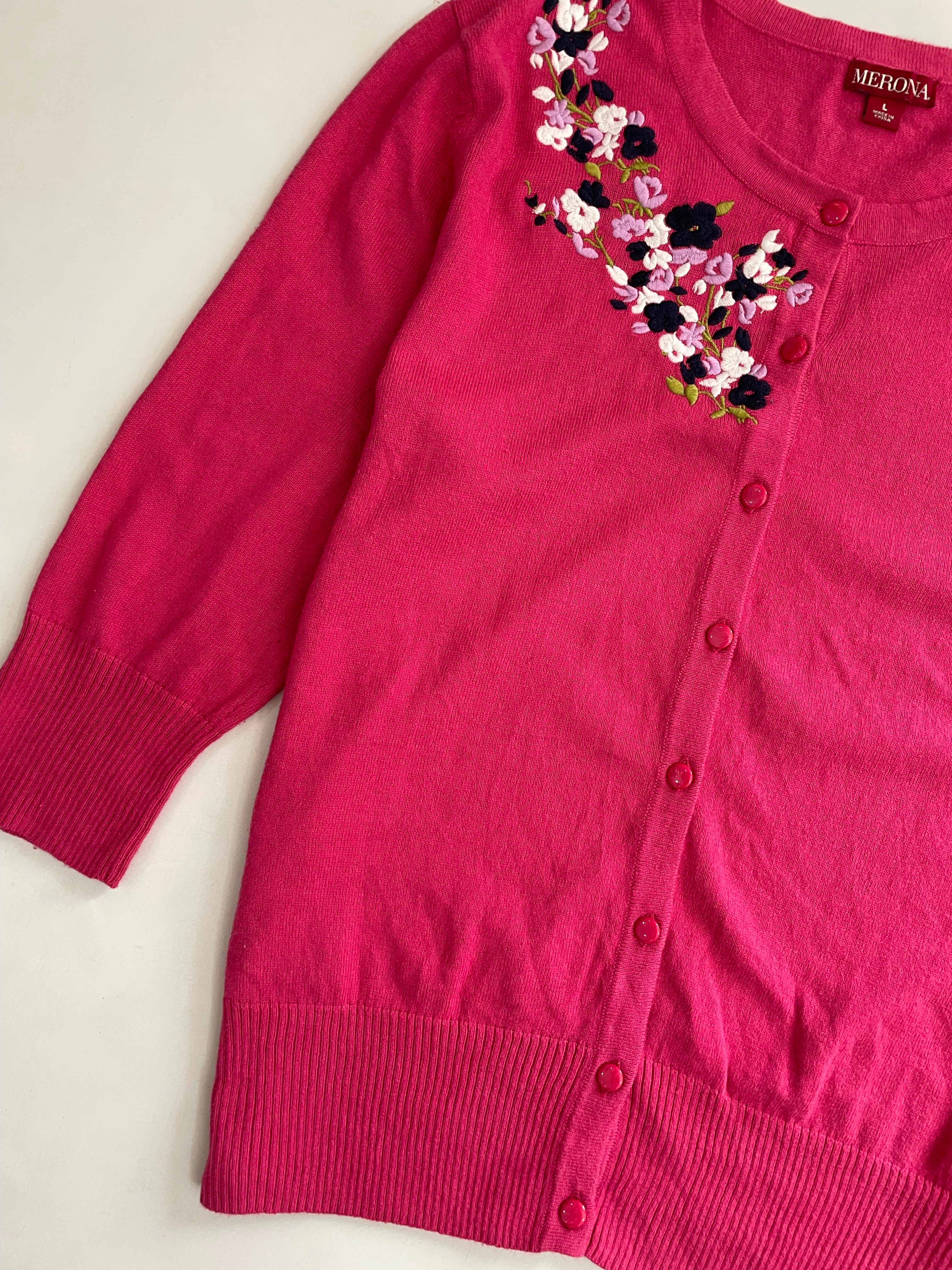 Merona Embroidered Pre Winter Top-Bust 40 to 42 - Image 3