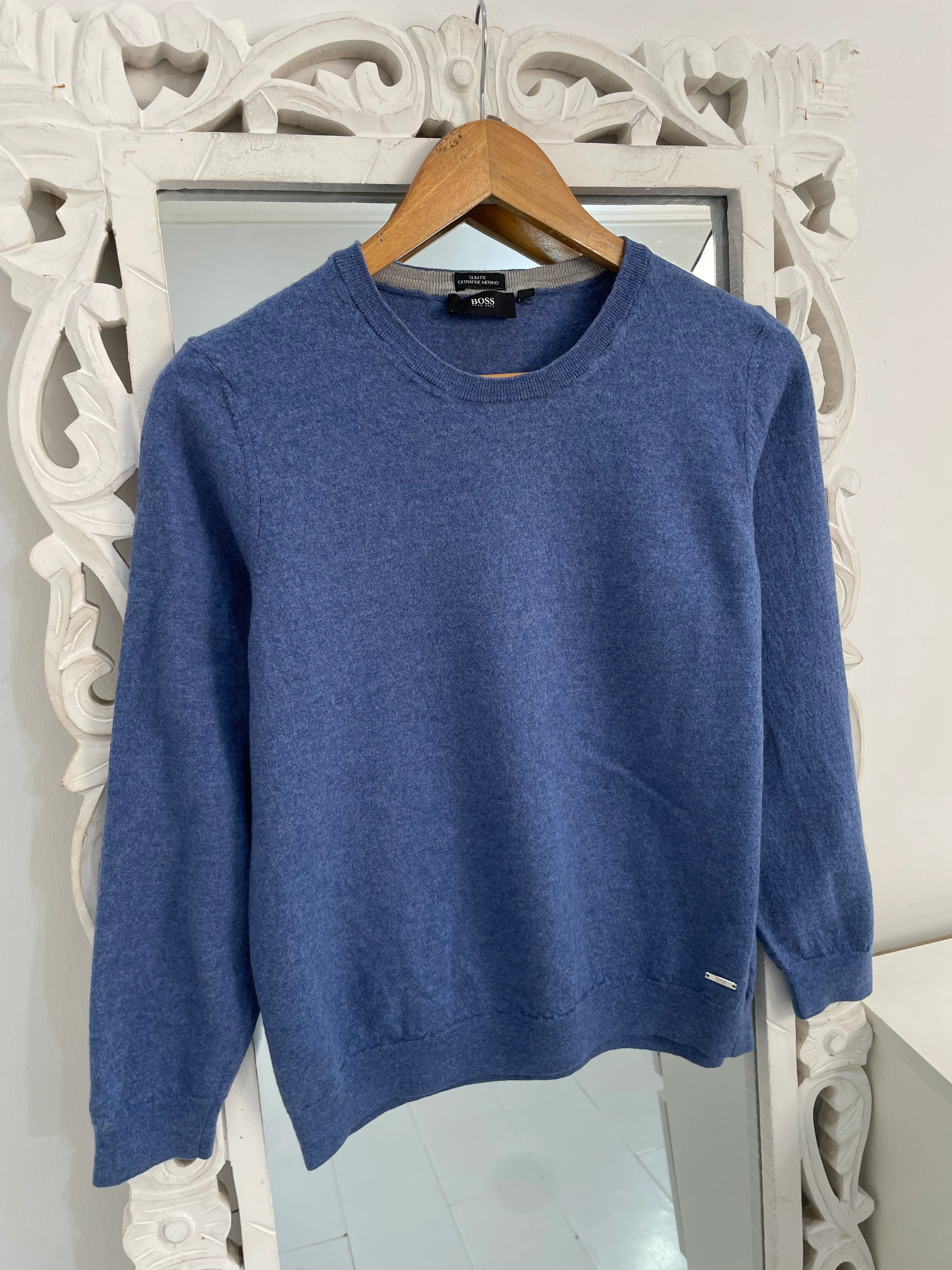 Vintage Boss Merino Wool Sweater-Bust 36