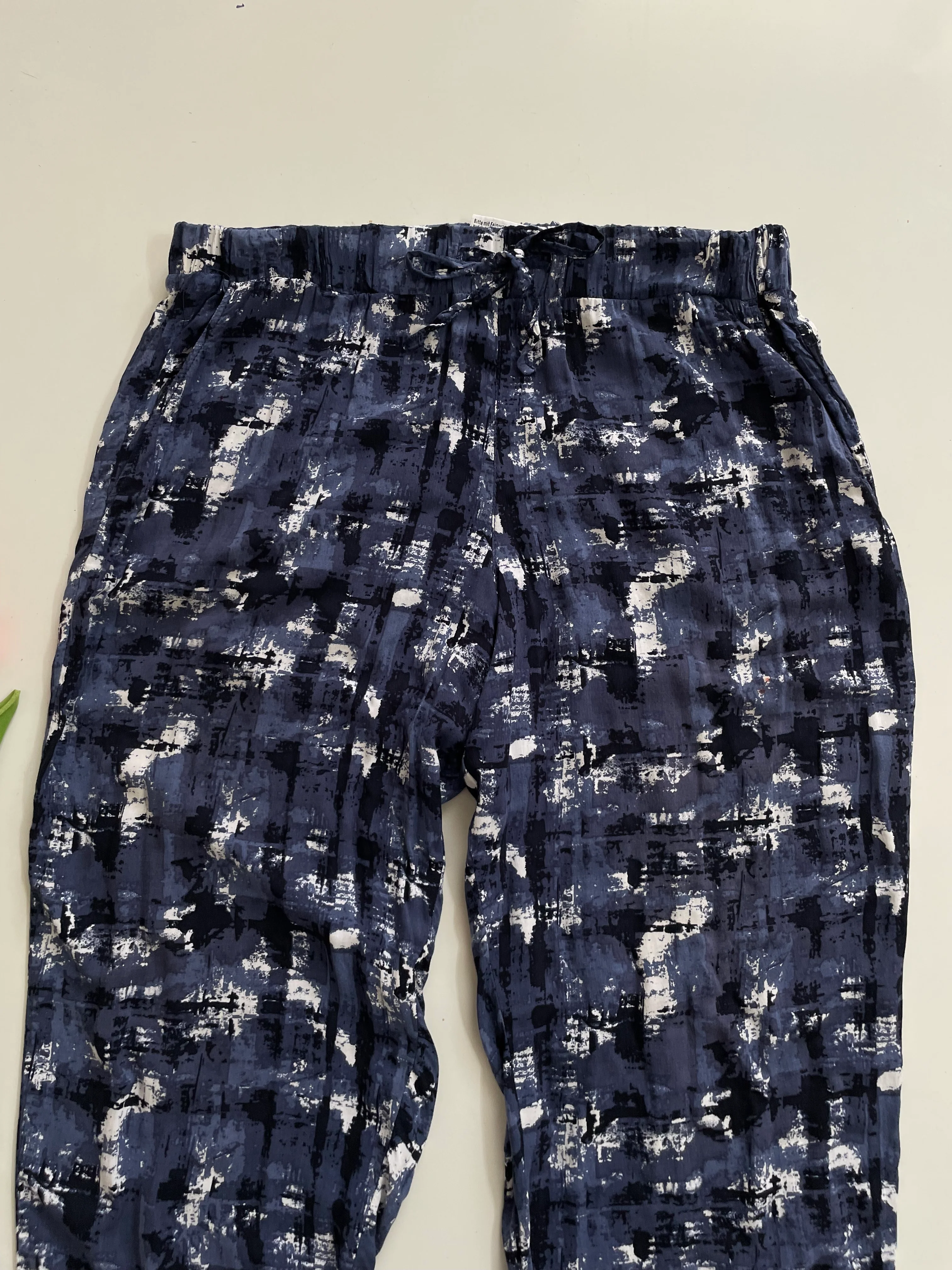 UPFASHION PRINTED BLUE BLACK - PANTS 28 TO 32 - Image 2