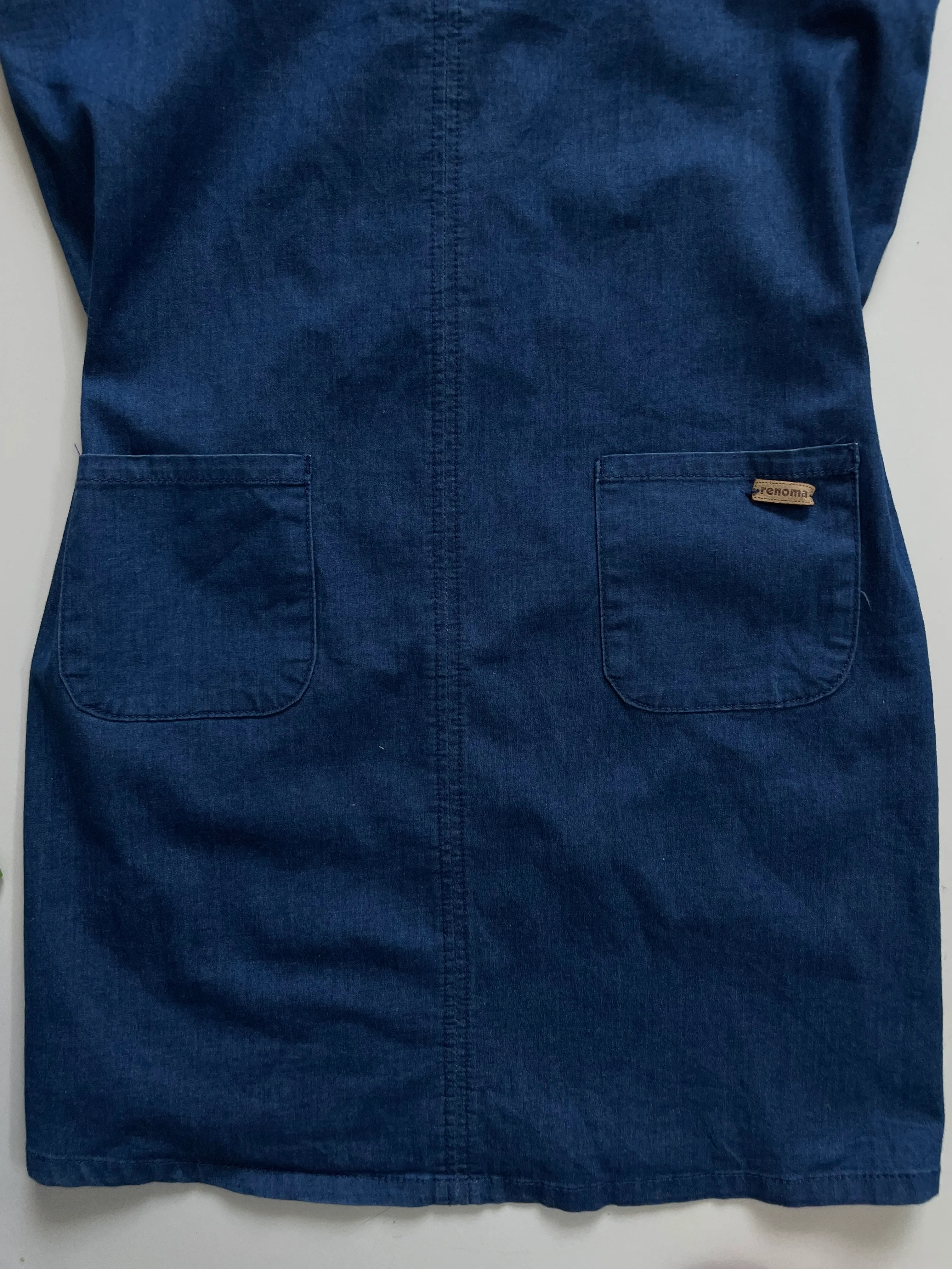RENOMA DEEP BLUE DENIM DRESS - BUST 30 - Image 3