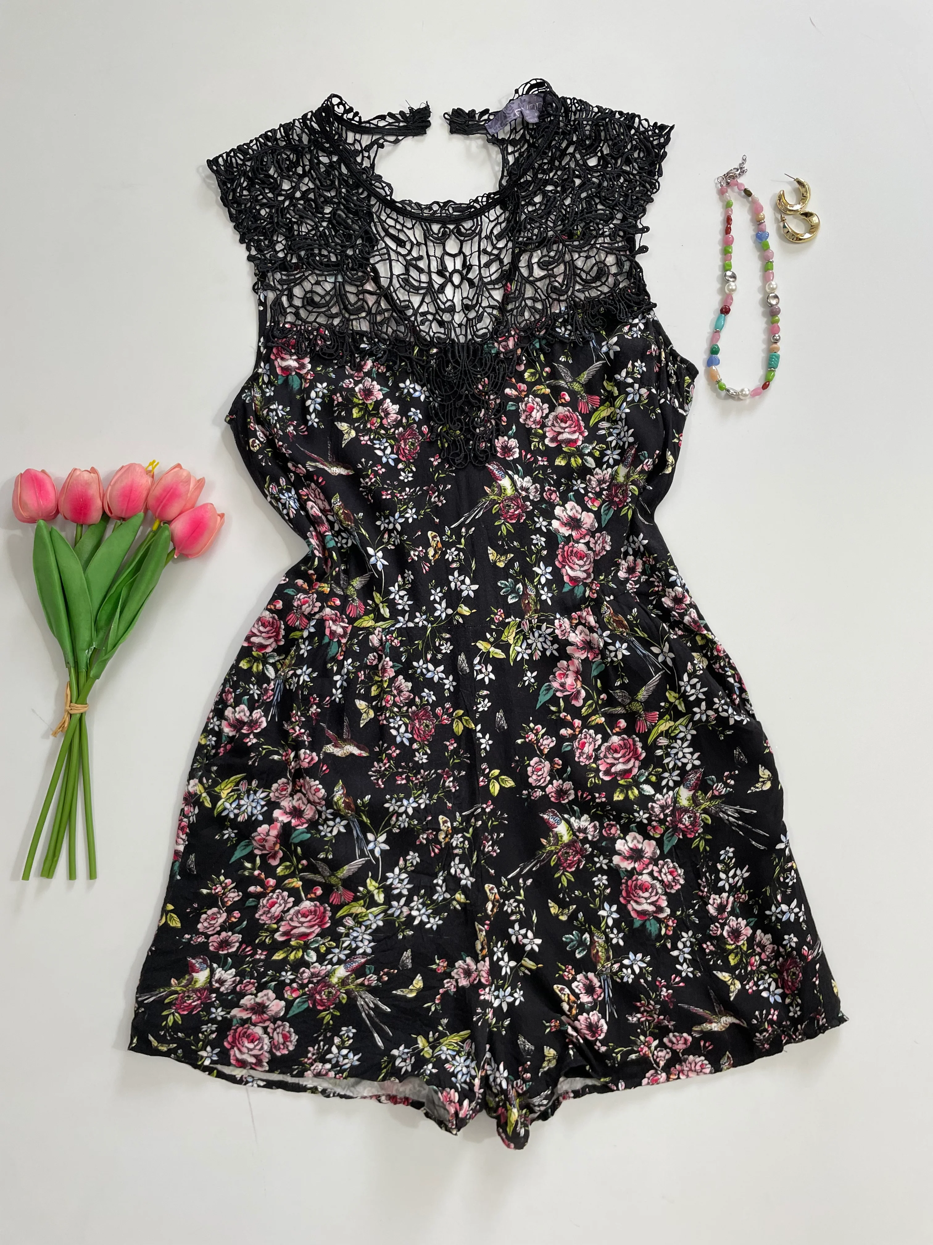 Evona Rosè Romper-Bust 32