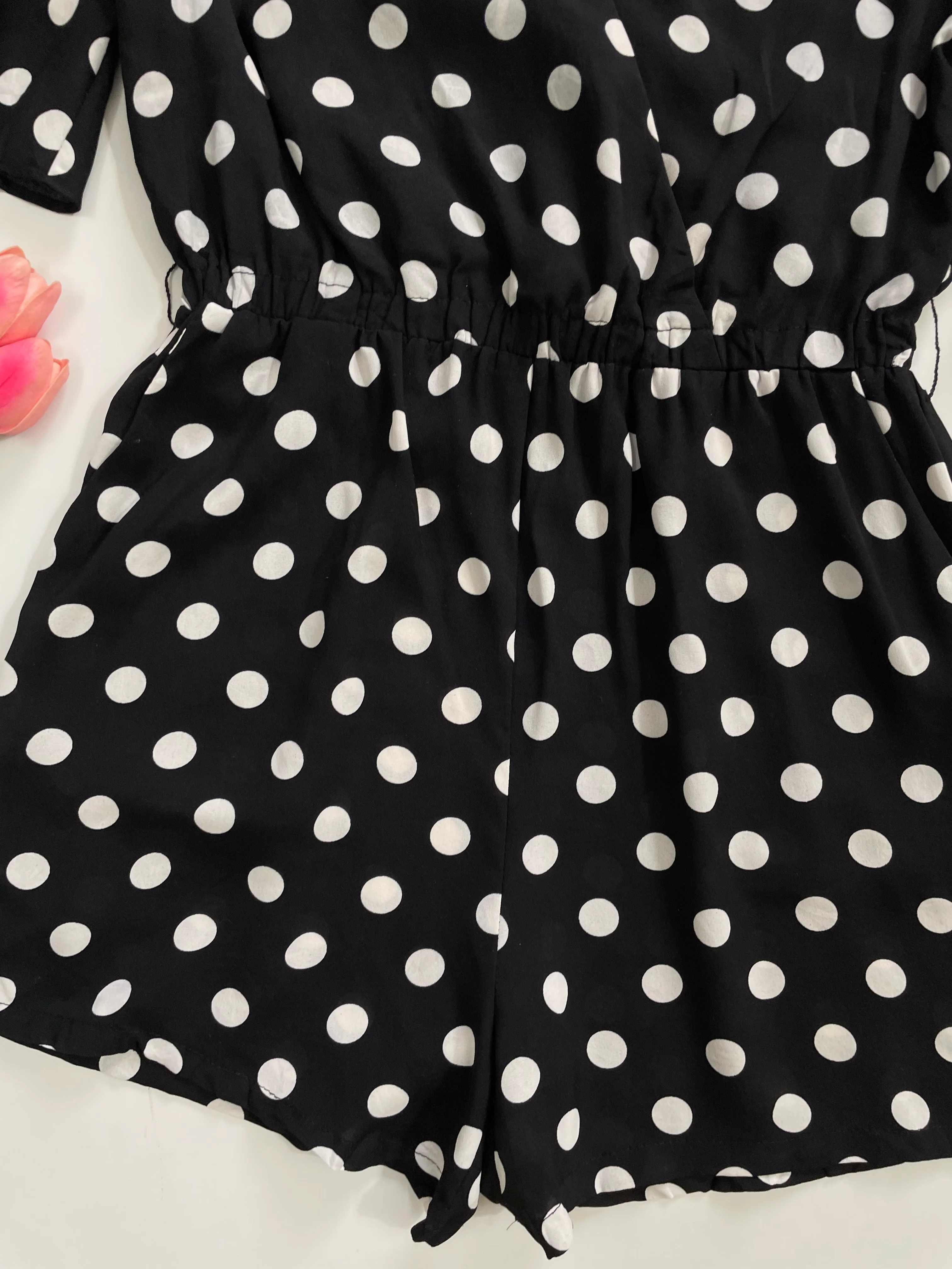 Polka dot Romper-Bust 34 - Image 3