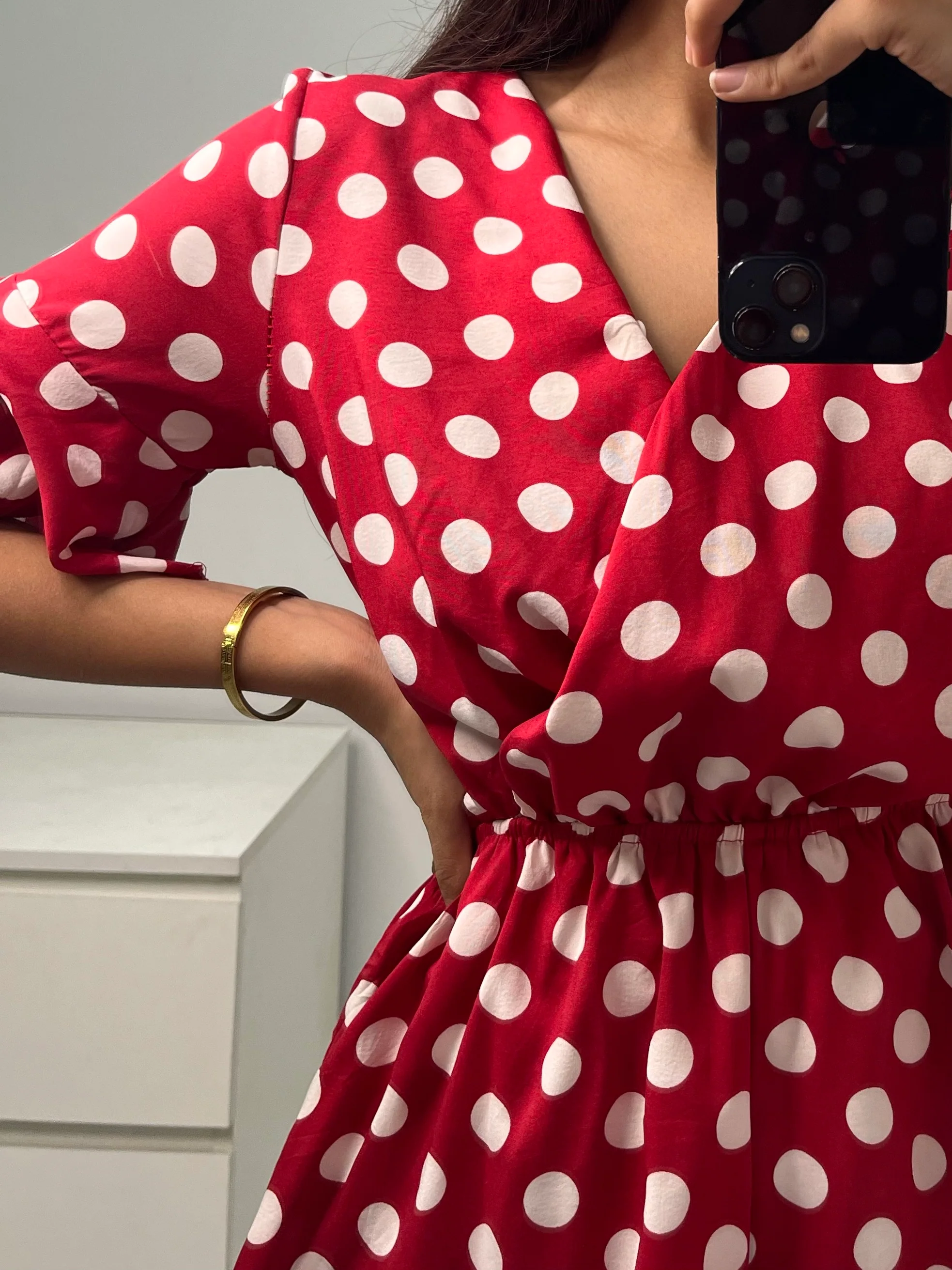 Polka Dots Romper-Bust 34 to 36 - Image 2