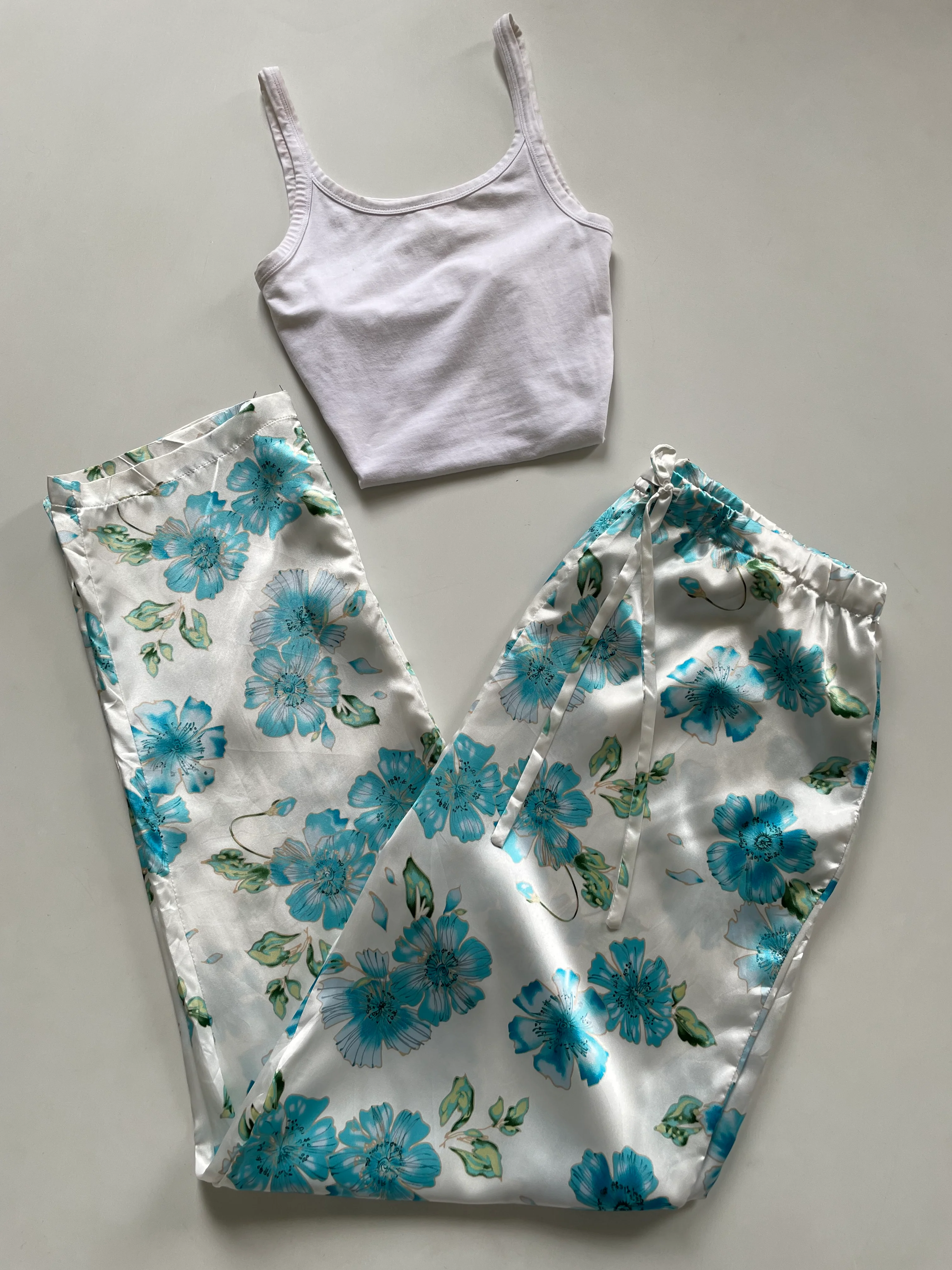 Satin Lounge Pants-Waist 28 to 32