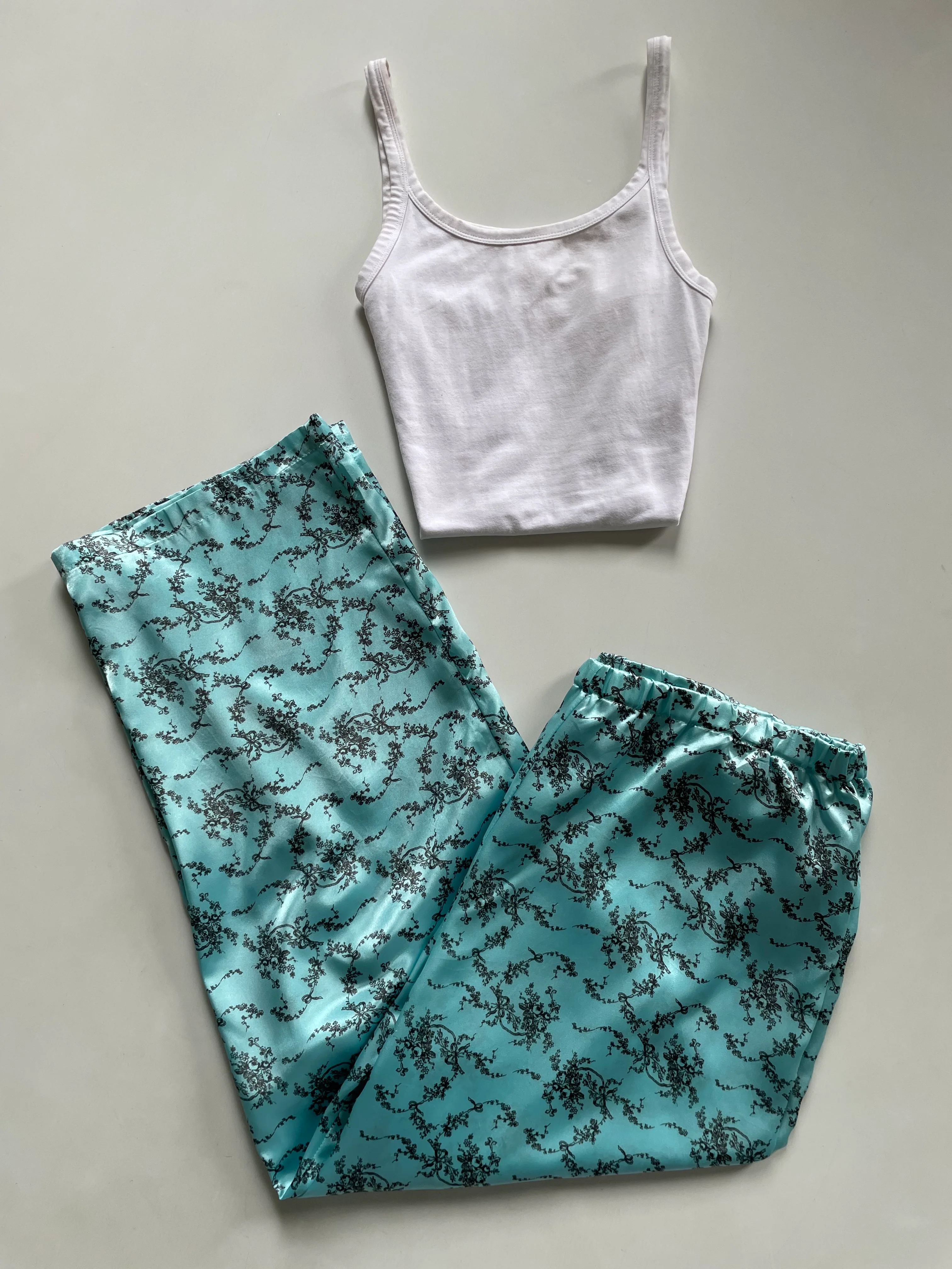 Jessica Satin Lounge Pants-Waist 28 to 32