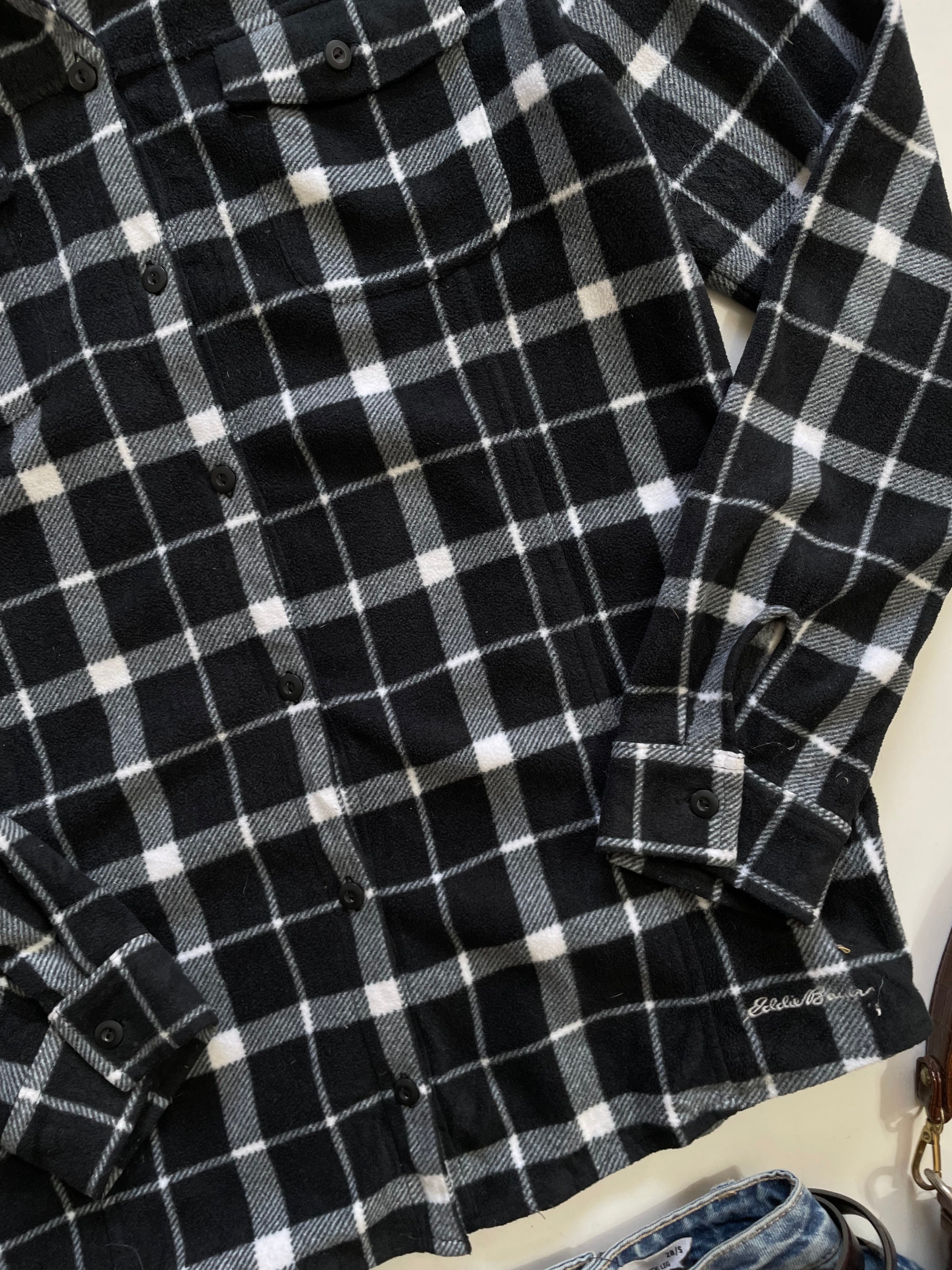 Eddie Bauer Flannel Shacket - Bust 44 - Image 3